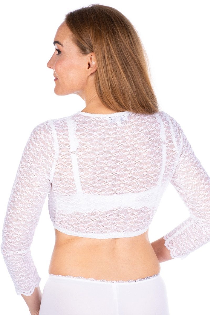MarJo Dirndlbluse Dirndlbluse - BABENHAUSEN - schwarz, weiß