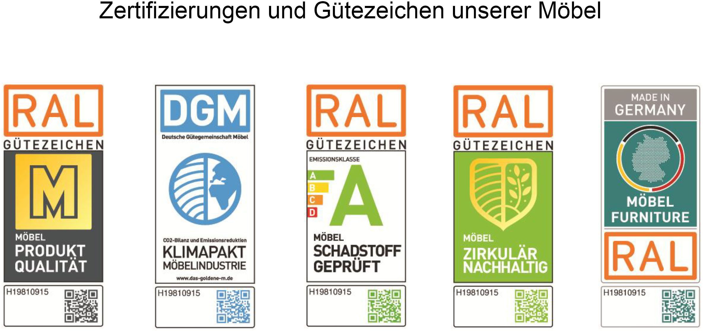 set one by Musterring Sideboard York, Typ 55, mit viel Stauraum, im Landhaus-Stil, B 184 x H 95 cm