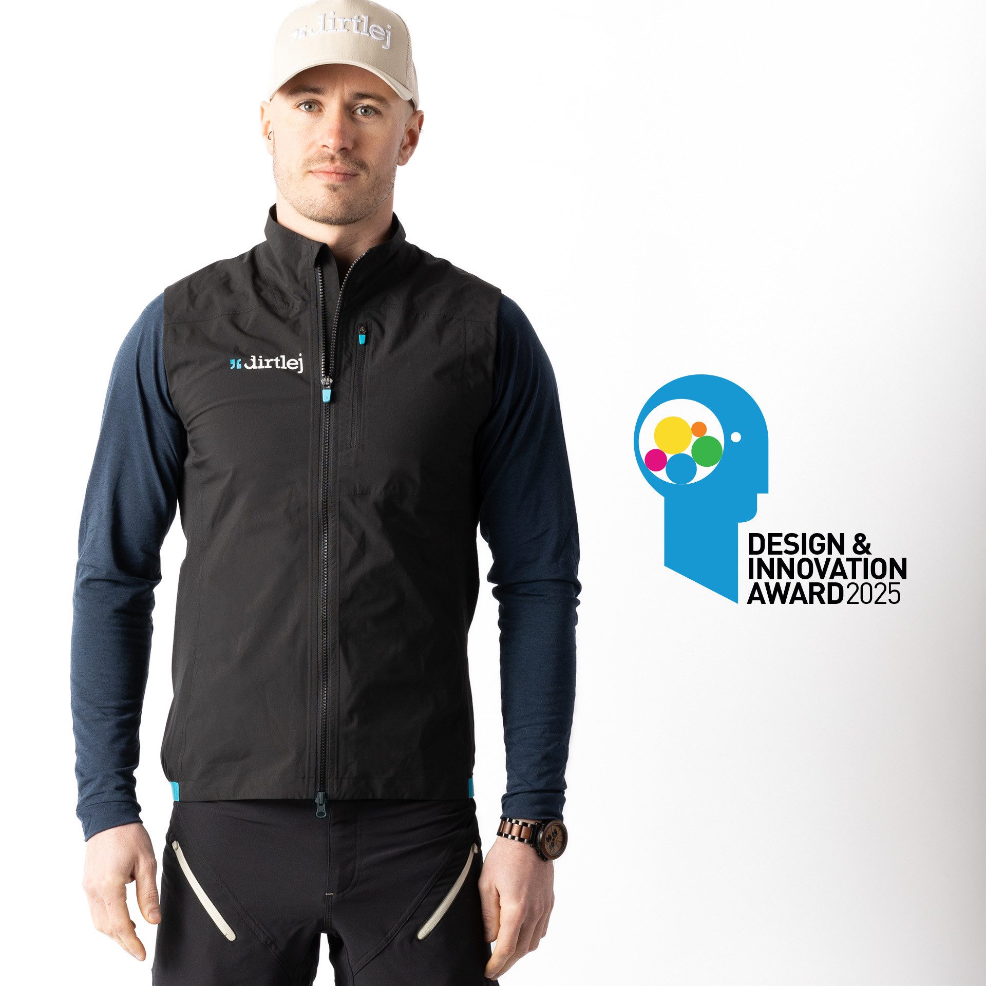 Dirtlej Funktionsweste vest black