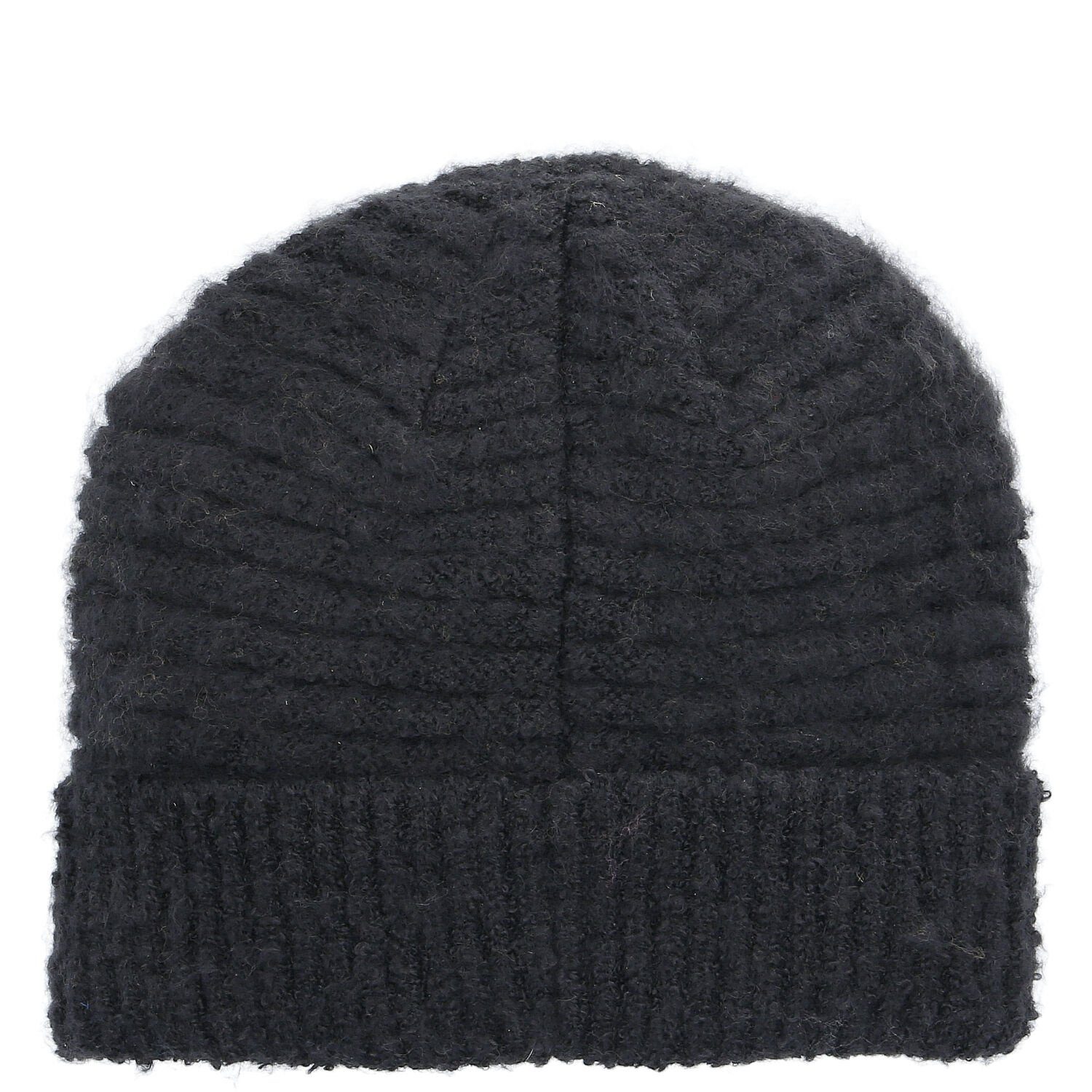 Antonio Strickmütze Antonio Damen Strick Mütze Bouclé Beanie Black (1-St) günstig online kaufen