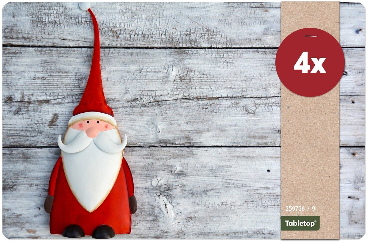 matches21 HOME & HOBBY Platzset Abwaschbare Tischsets 4er Set Weihnachten N günstig online kaufen