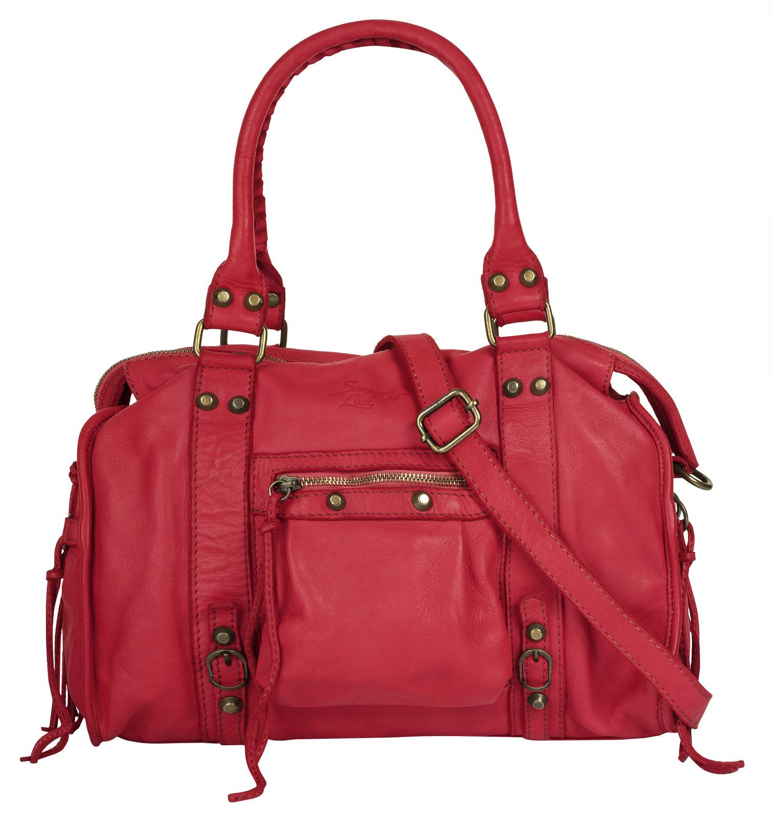 Samantha Look Сумки для покупок, echt Leder, Made in Italy