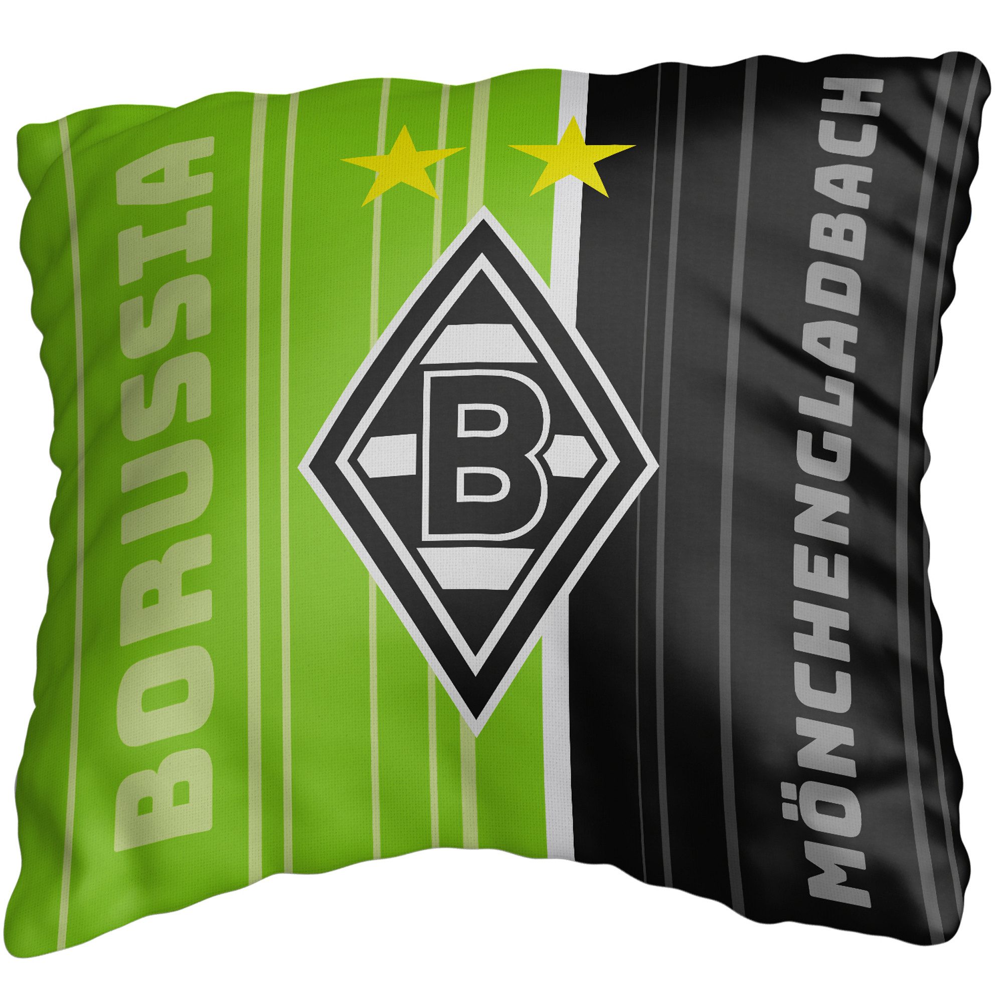 BERONAGE Dekokissen Borussia Mönchengladbach Die Fohlen Elf 40 x 40 Fußballkissen