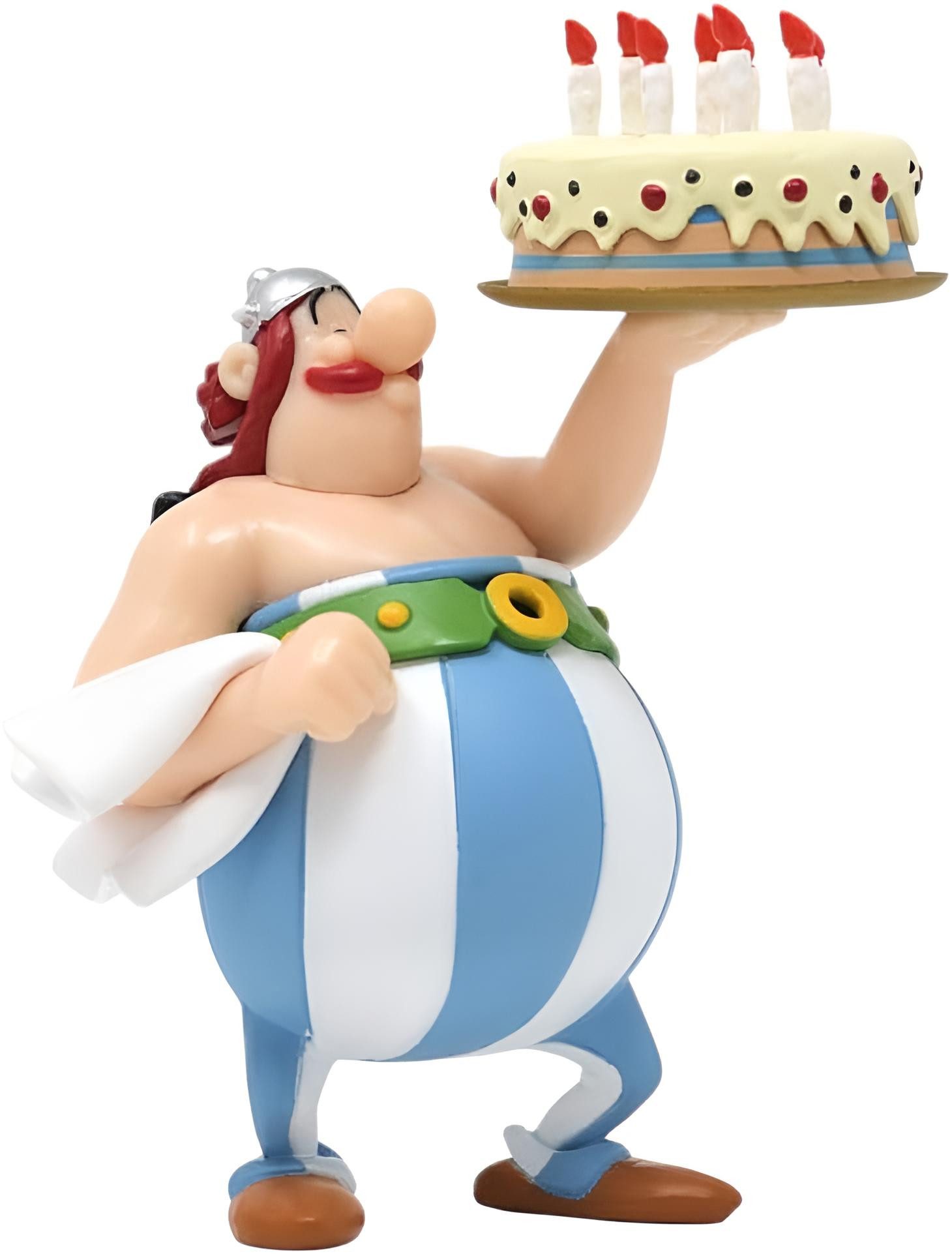 Plastoy Spiel Obelix mit Geburtstagstorte