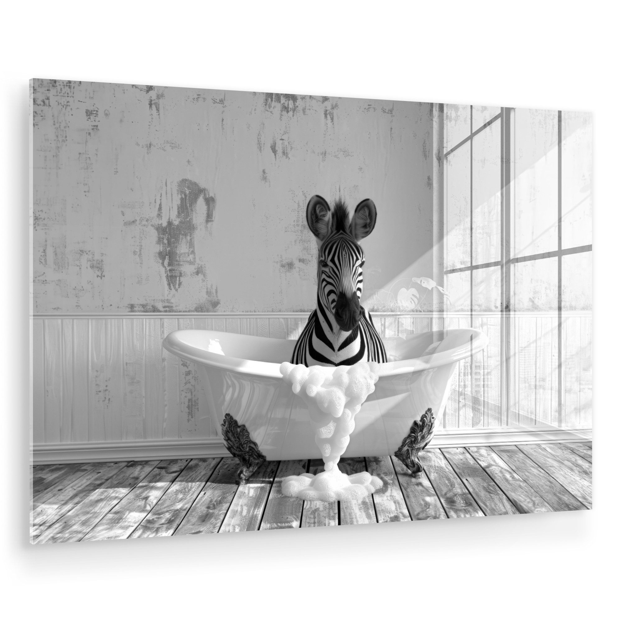 MuchoWow Acrylglasbild Zebra - Wildlife - günstig online kaufen