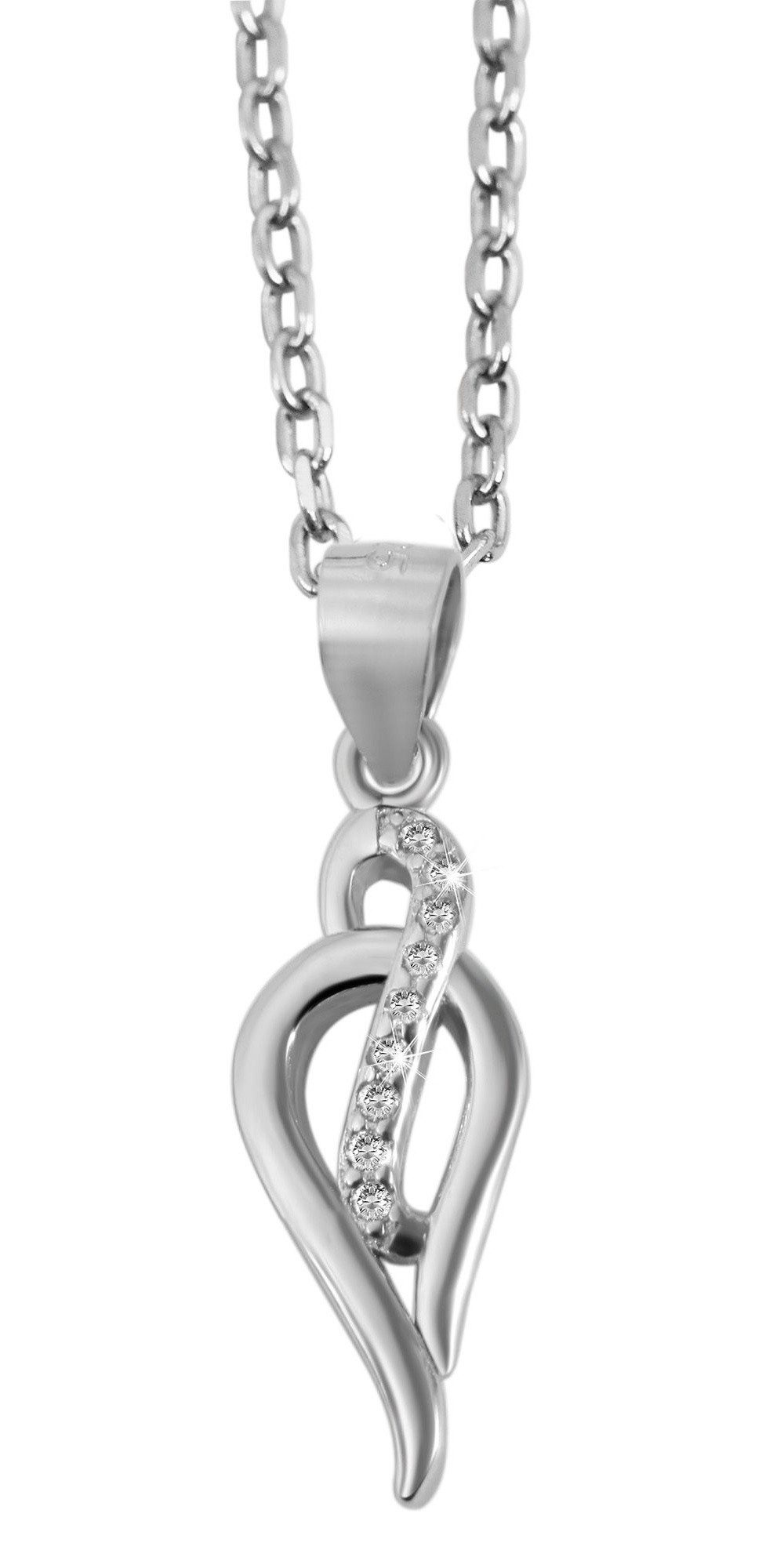 Kettenanhänger Anhänger – Anhänger aus 925 Silber mit Zirkonia
