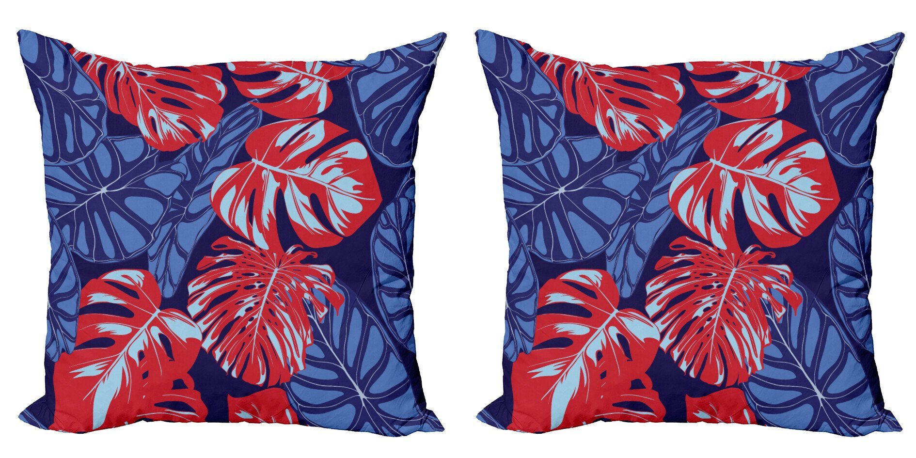 Kissenbezüge Modern Accent Doppelseitiger Stück), (2 Aloha Grafische Abakuhaus Alocasia Monstera Digitaldruck