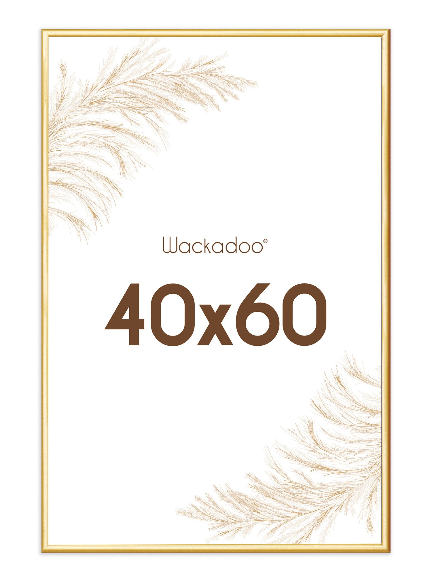 Wackadoo Living Фоторамки Рамки mit Glasscheibe Posterrahmen Fotorahmen Fotowand, für 1 Bilder, Portrait Rahmen Modern