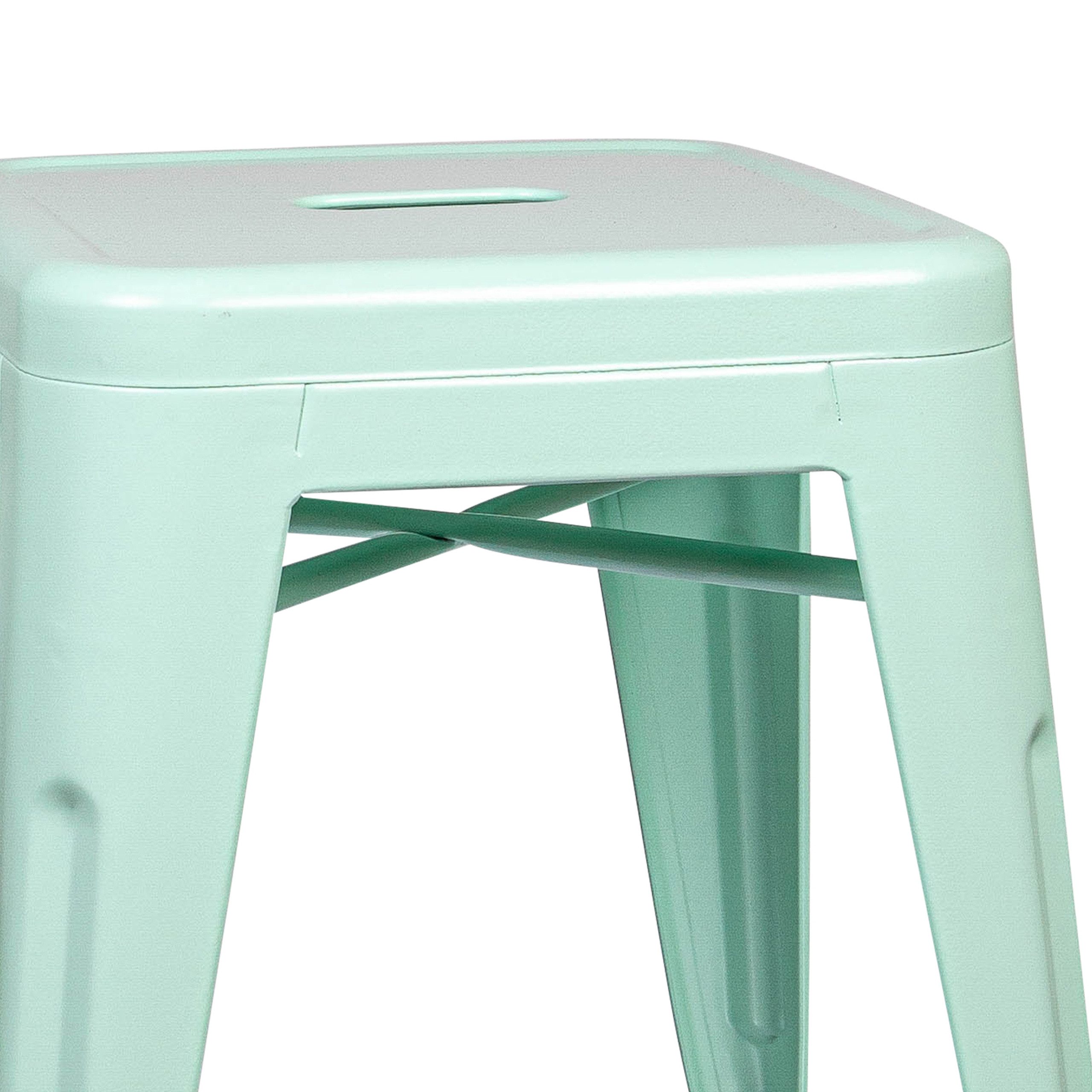 hjh OFFICE Sitzhocker Bistrohocker VANTAGGIO Metall ohne Armlehnen, Hocker im industrial Design