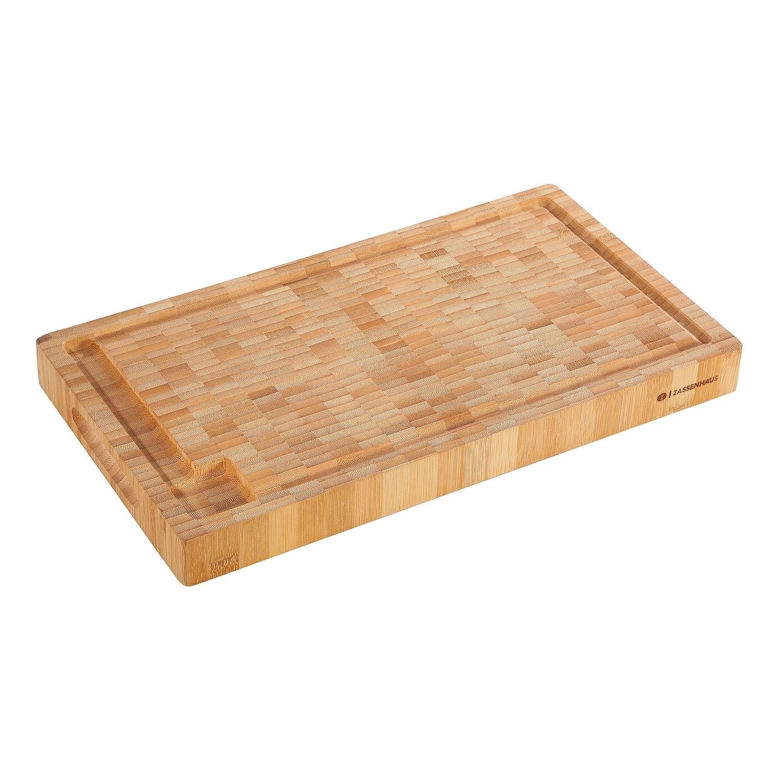 Schneidebrett Hackblock, Saftrille Bamboo