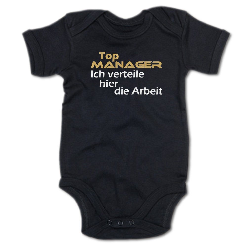 Kurzarmbody Top Manager - ich verteile hier die Arbeit