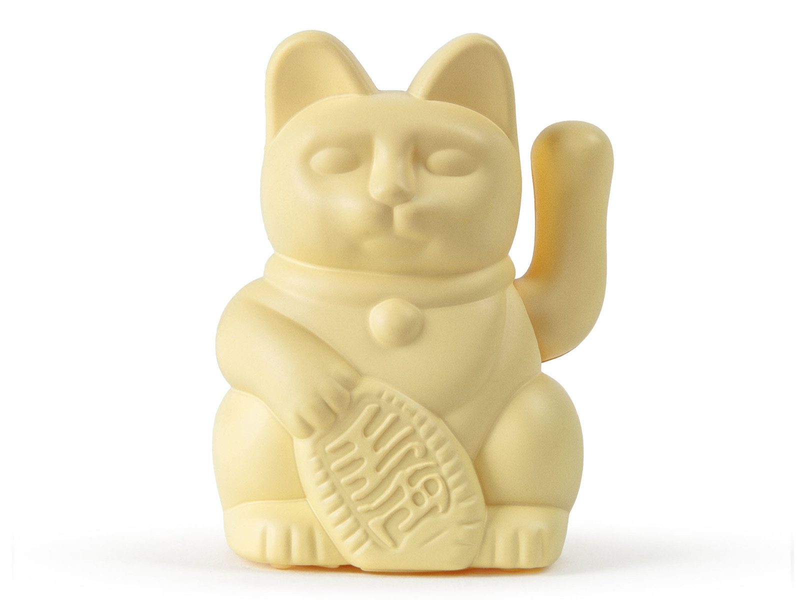 Donkey Products Dekofigur Lucky Cat Solar Winkekatze gelb 6,5cm