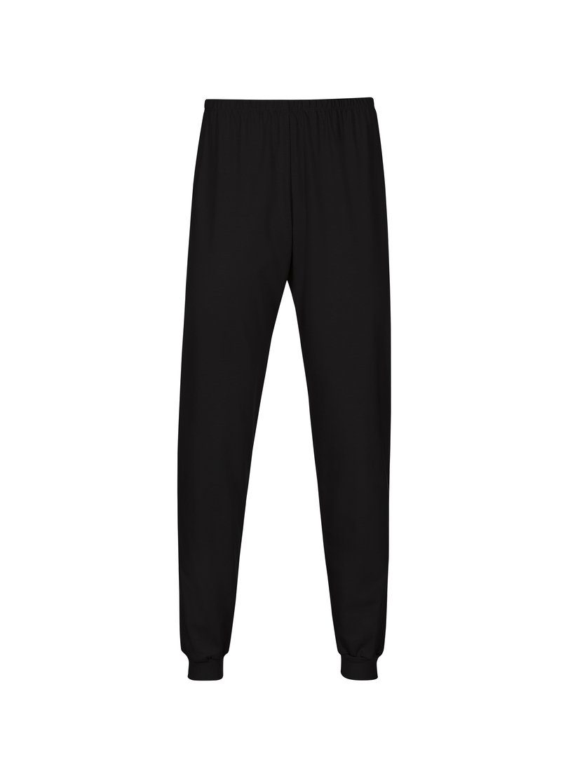 Trigema Schlafanzug TRIGEMA Schlafanzughose Bündchen schwarz | Pyjamas