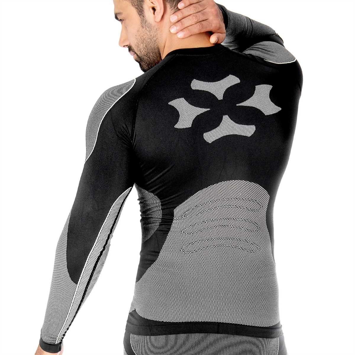 Black Snake Funktionsunterhemd python Sportunterhemd Seamless (1-St) Skiunterhemd Schwarz Thermounterhemd