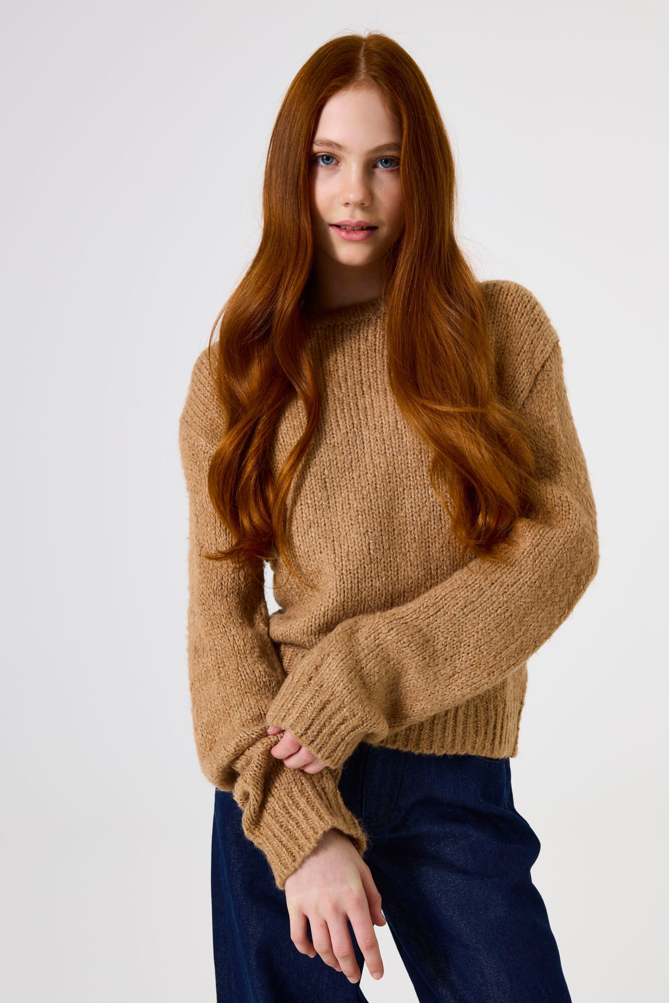 Garcia Strickpullover Weiche Qualität und lockerer Schnitt