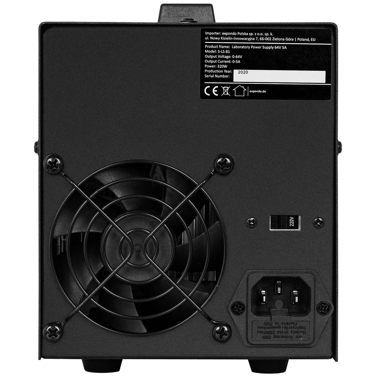 Stamos Welding Group Labornetzgerät 0 - 64 V / 0 - 5 A DC / 320 W Labornetzteil Netzgerät Labor-Netzteil