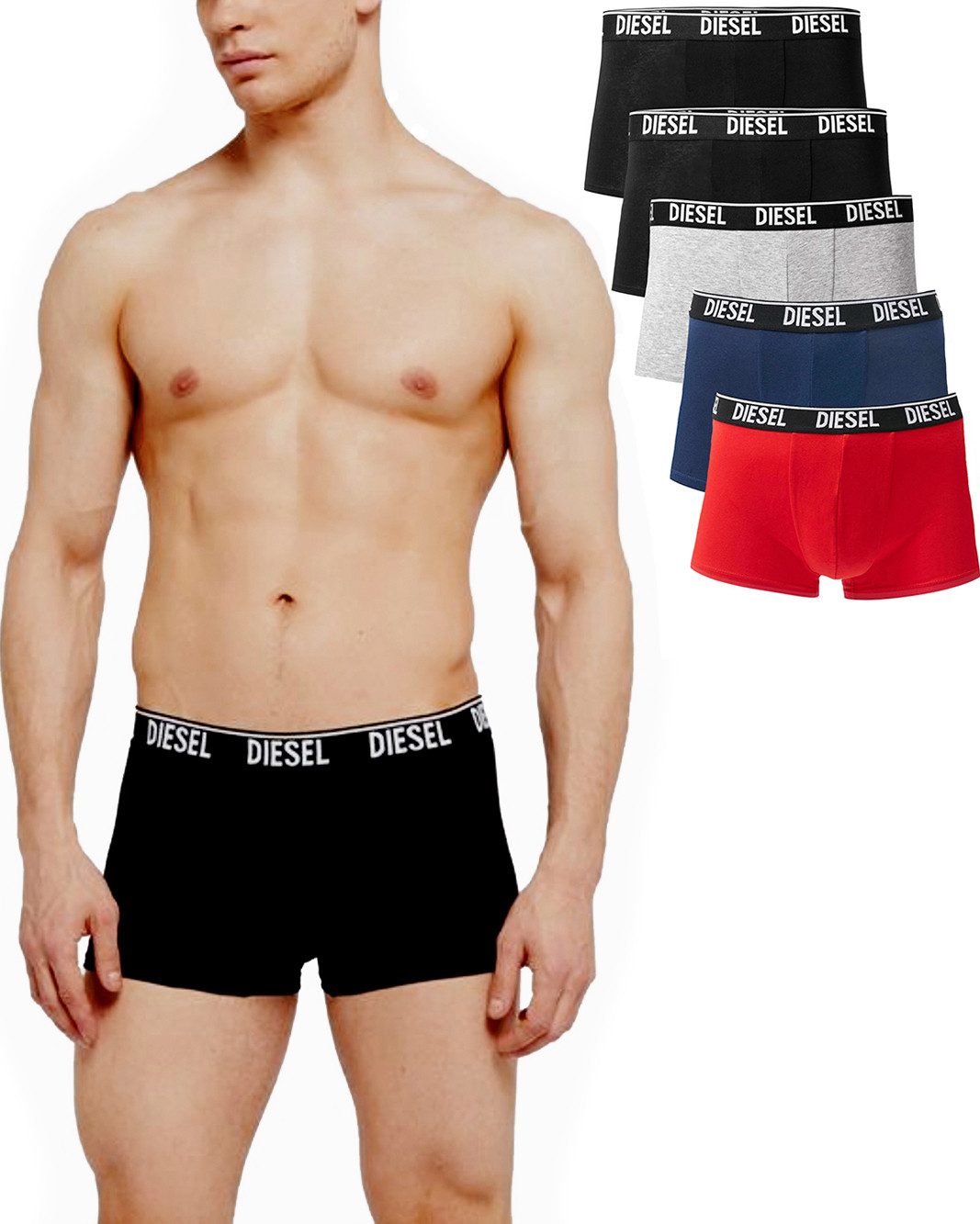Diesel Boxershorts elastische Unterhose - SHAWN E6694 (5er-Pack) günstig online kaufen