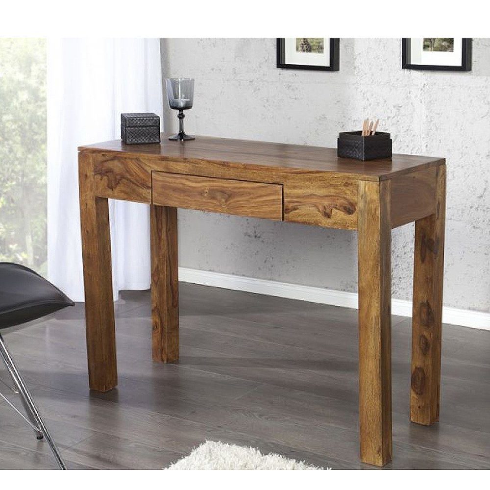 LebensWohnArt Konsolentisch Design Schreibtisch KARA 100cm günstig online kaufen
