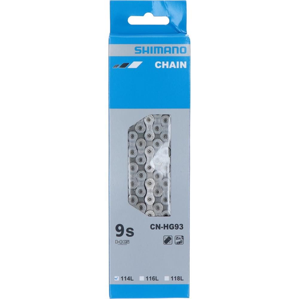 Fahrradkette SHIMANO Kette CN-HG93 9-fach Fahrradkette - 114 Glieder für 9-fach Ant