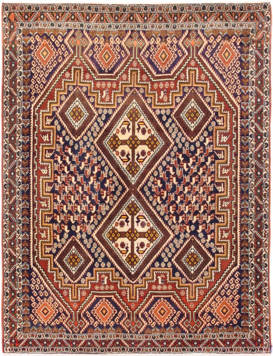 Orientteppich Yalameh 151x201 Handgeknüpfter Nain Höhe: rechteckig, 12 Orientteppich Trading, Perserteppich, / mm