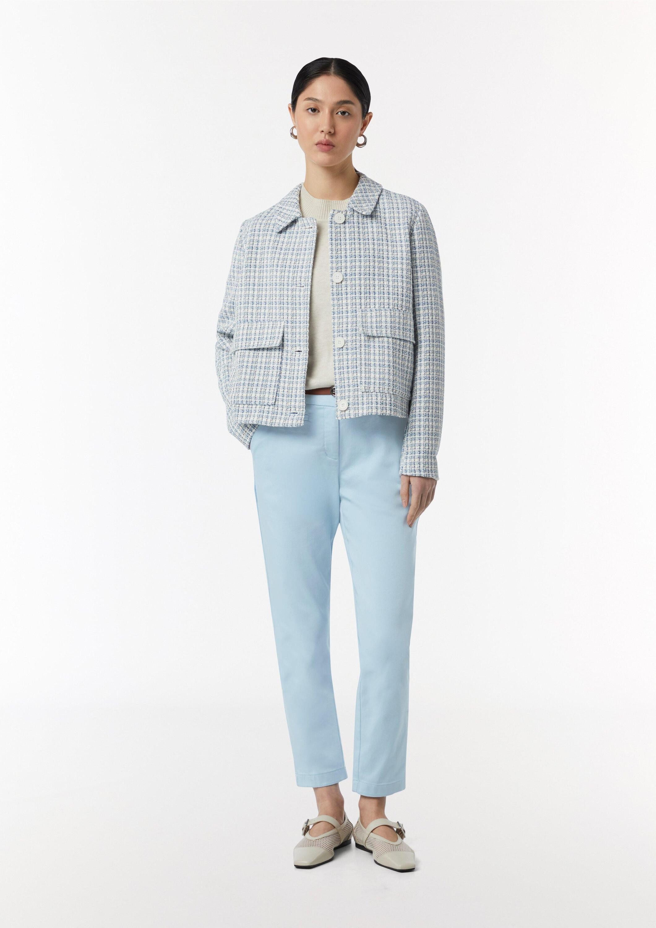 comma Chinos Hose Chinohose mit Gürtel