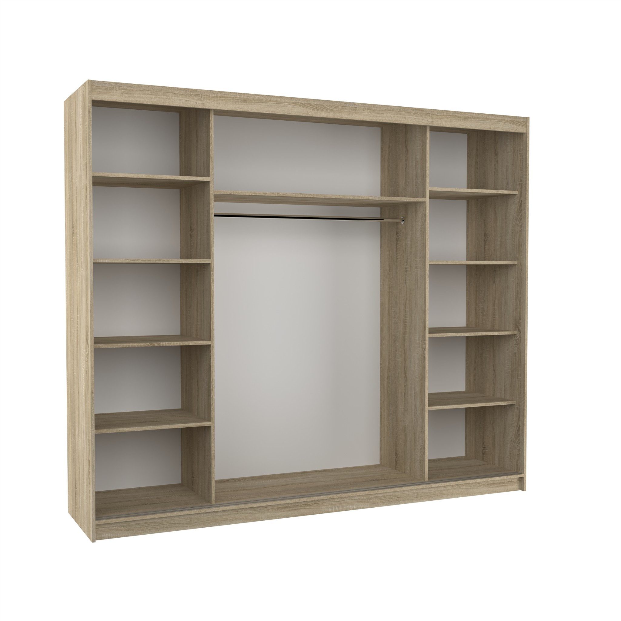 Fun Möbel Schiebetürenschrank Schrank SHINE 250 x 215 x 58 cm