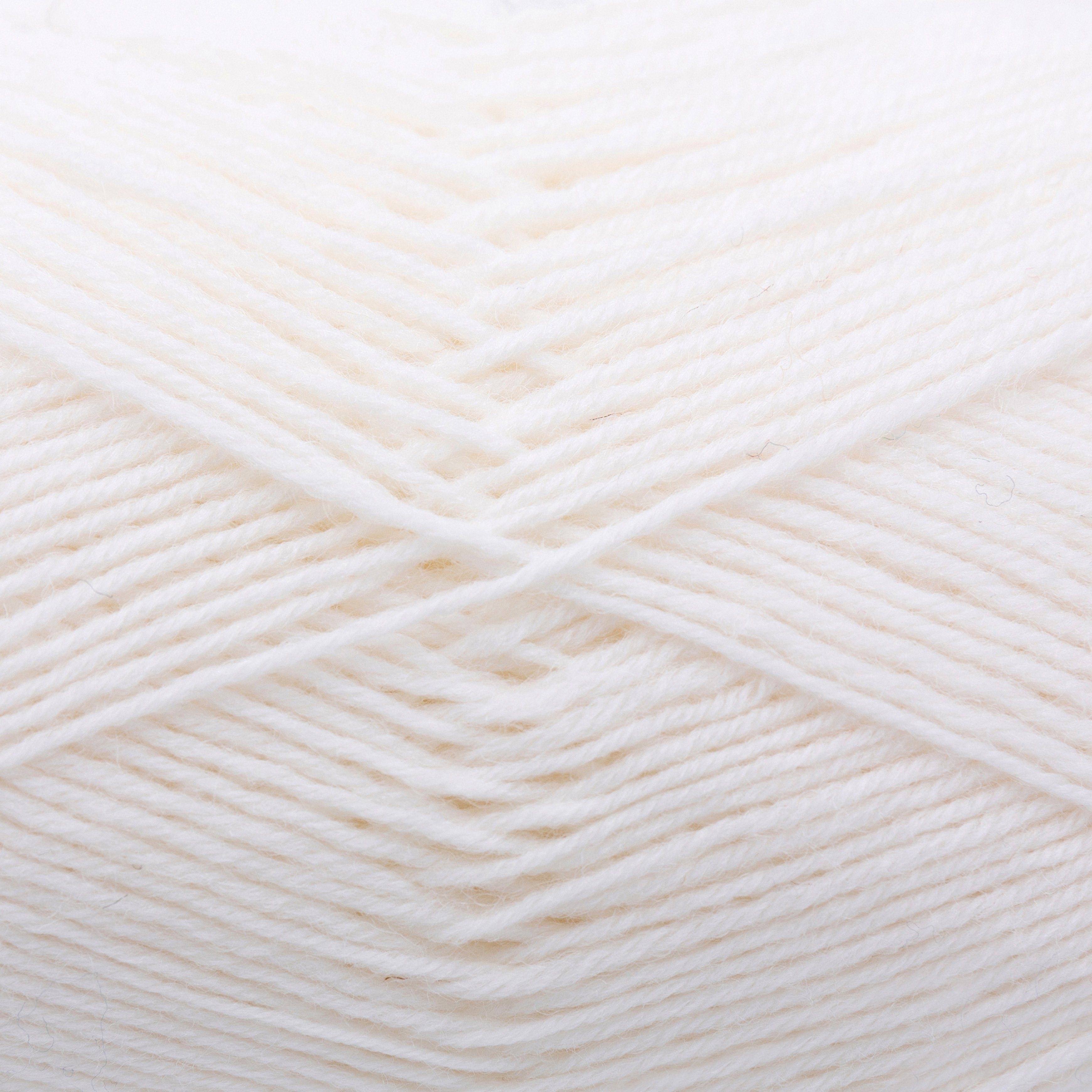 Gründl Sockenwolle zum Stricken 4fädig einfarbig, Sockengarn 4fach uni, Häkelwolle, 420,00 m (Hot Socks uni 100 4-fach (4-fädig 4-ply)