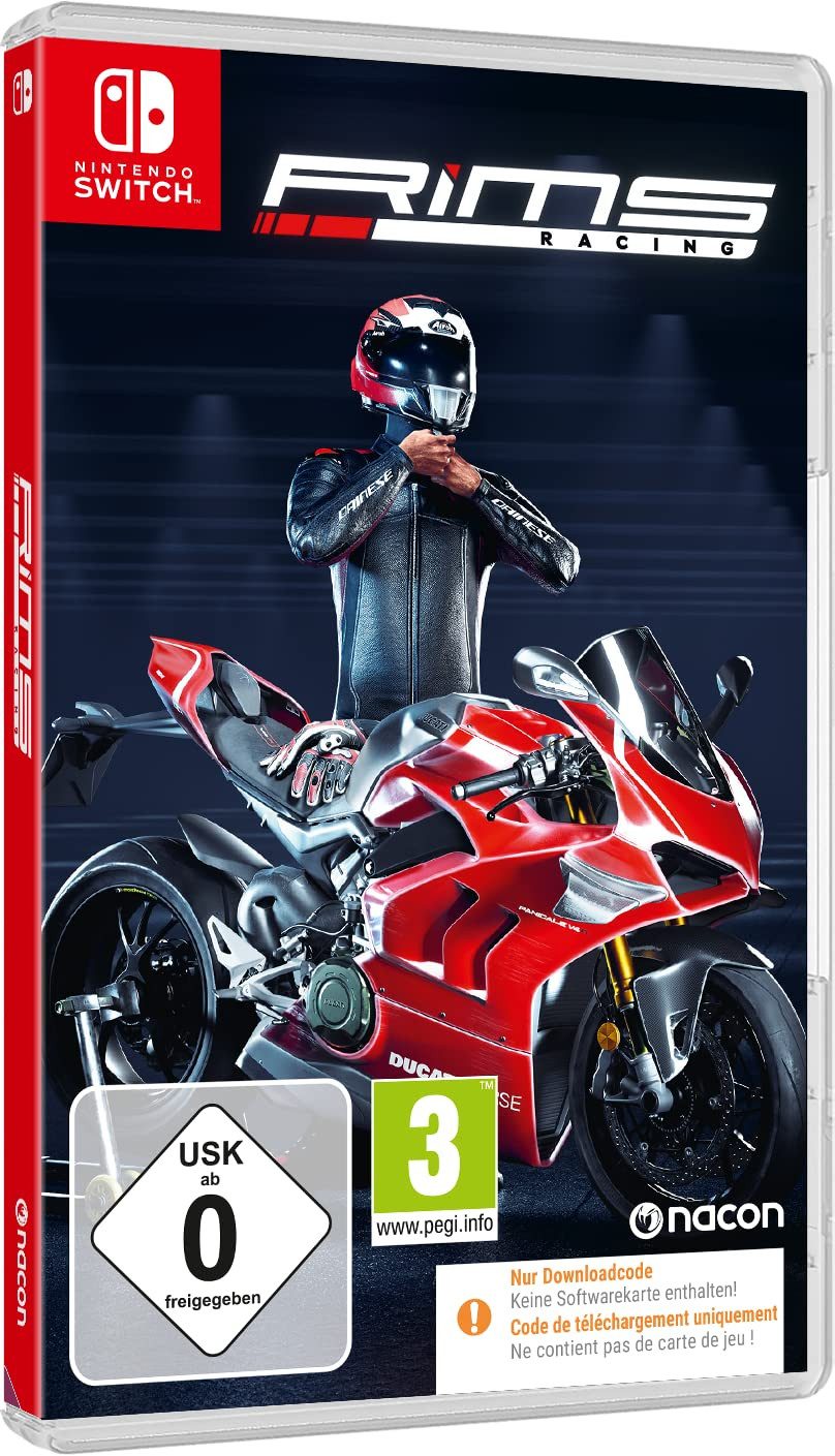 RiMS Racing Sim - Motorrad Rennspiel für Switch - Code in a Box (Code in a Box), Nintendo Switch