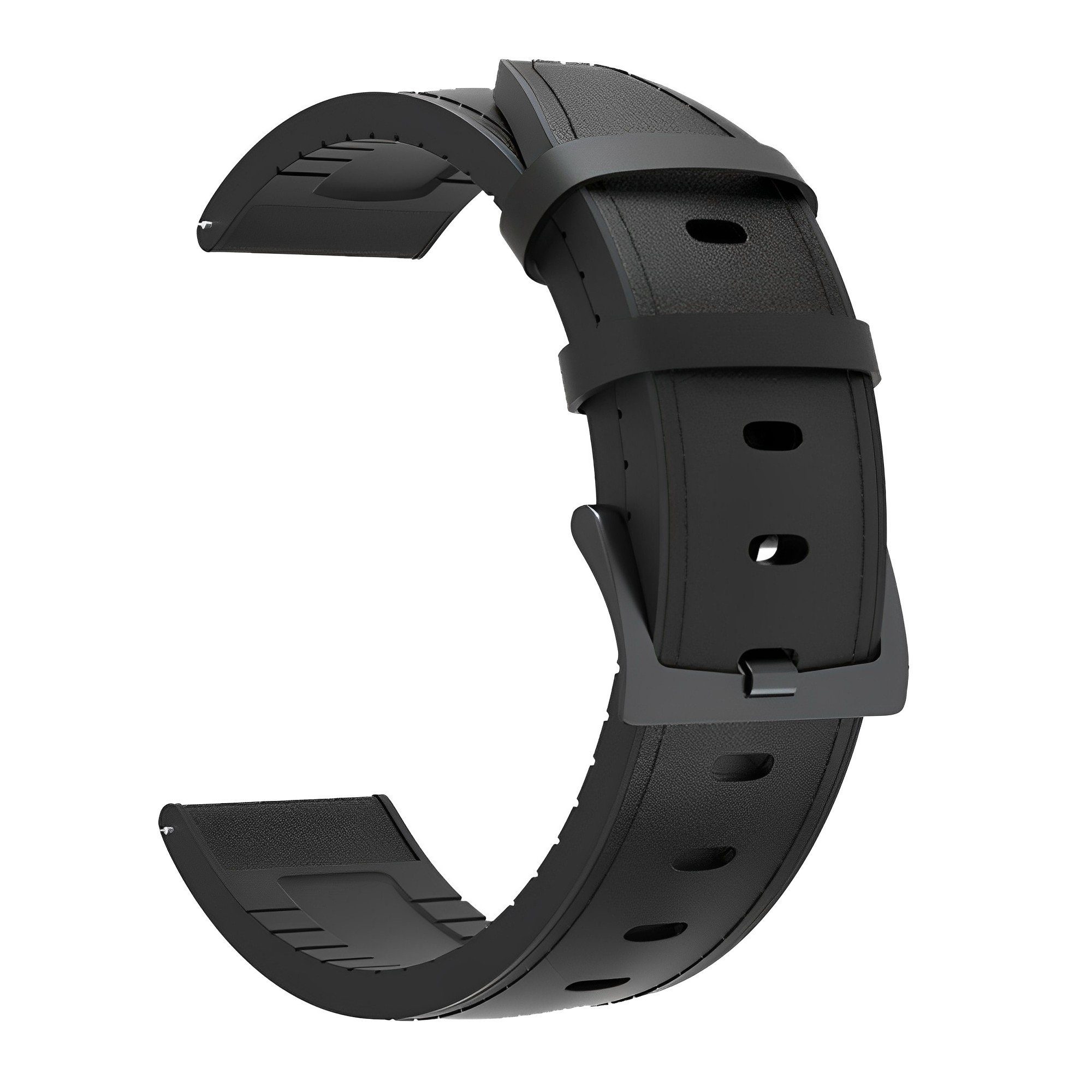 GelldG Uhrenarmband Armband Kompatibel mit Samsung Galaxy Watch 4 40 44mm/Classic 42 46mm schwarz | Uhrenarmbänder