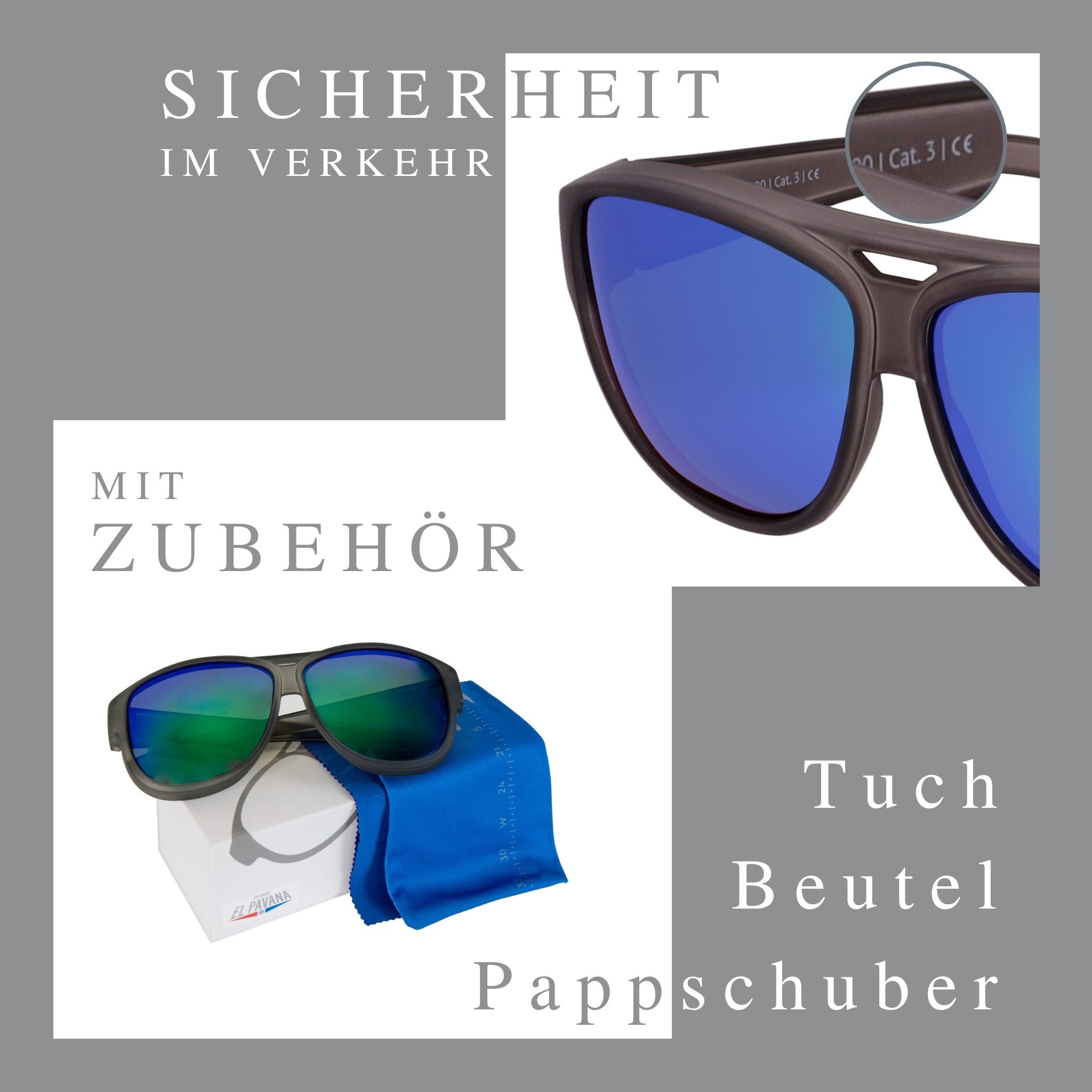 ActiveSol Sonnenbrille Überziehsonnenbrille El Pavana Lotusbeschichtung – Bild 5 von 5