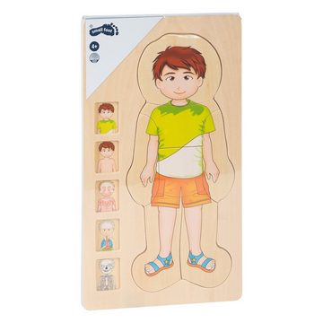 Small Foot Puzzle Holzpuzzle Anatomie Junge 5842, Puzzleteile