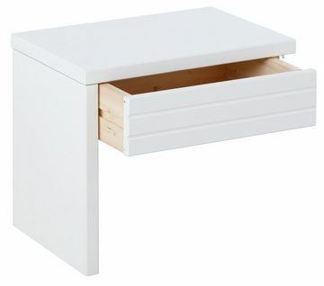 Home affaire Nachttisch "CAPRE", zertifiziertes Massivholz, pflegeleichte Oberfläche,Schublade