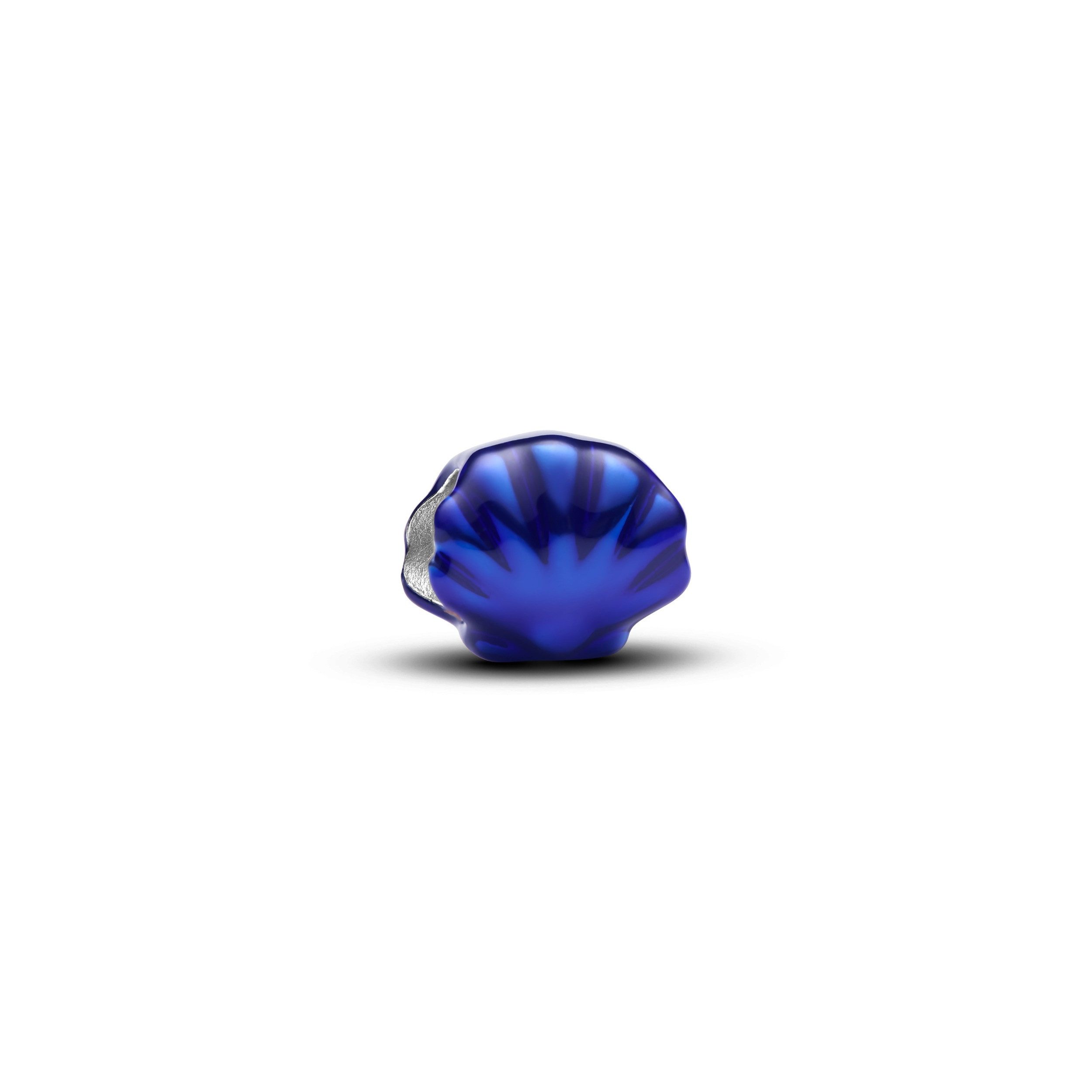 Pandora Charm-Einhänger Pandora Mini-Charm Damen Blaue Muschel Sterling-Silber 794898C01