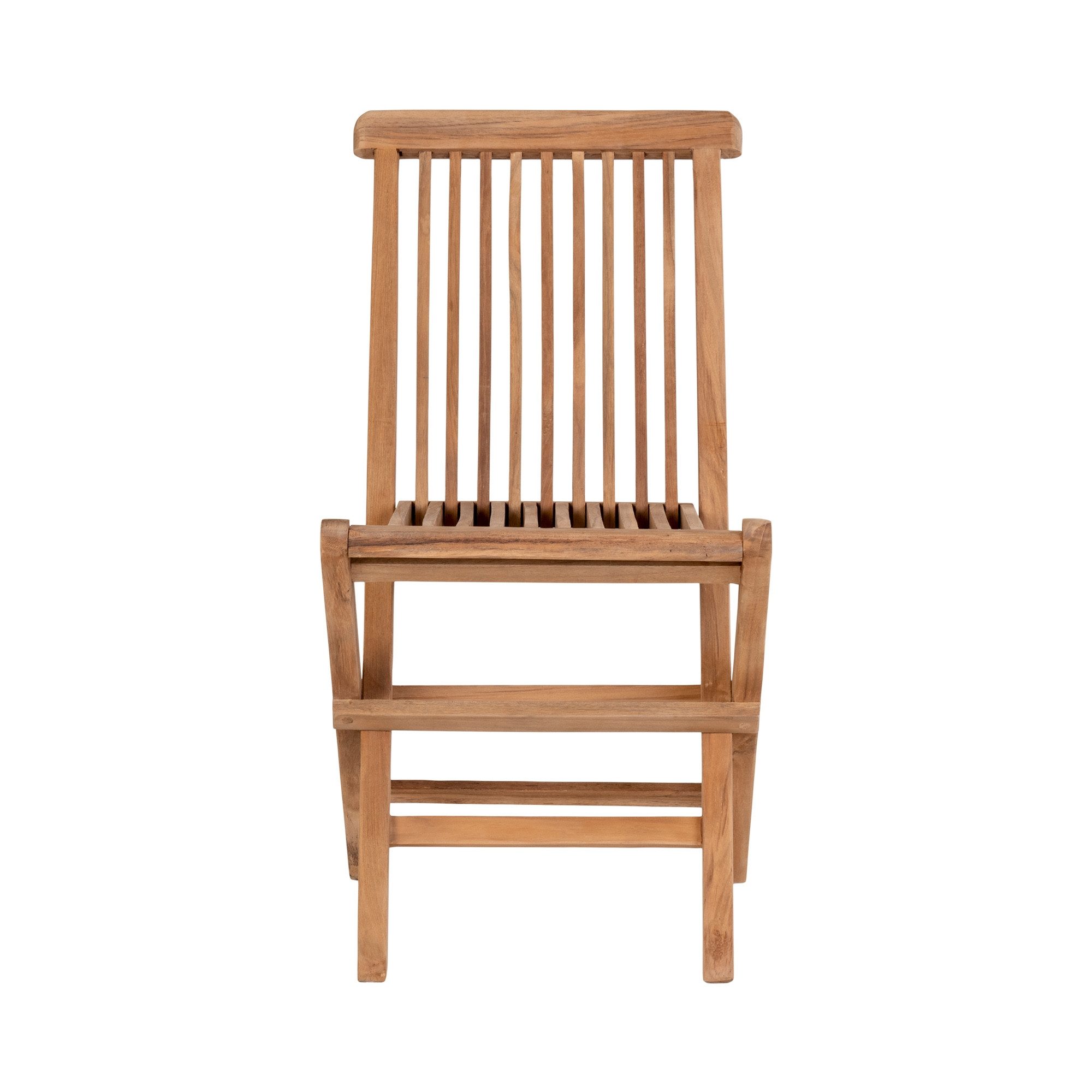 Gartentrends Kinderklappstuhl Toledo, (2er-Set) in Teak, Massivholz - 31x58x42cm (BxHxT)