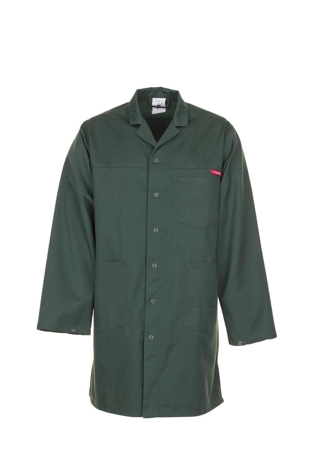 Planam Arbeitsjacke PLANAM Herren Berufsmantel MG-260 Revers Reißfest Mittelgrün