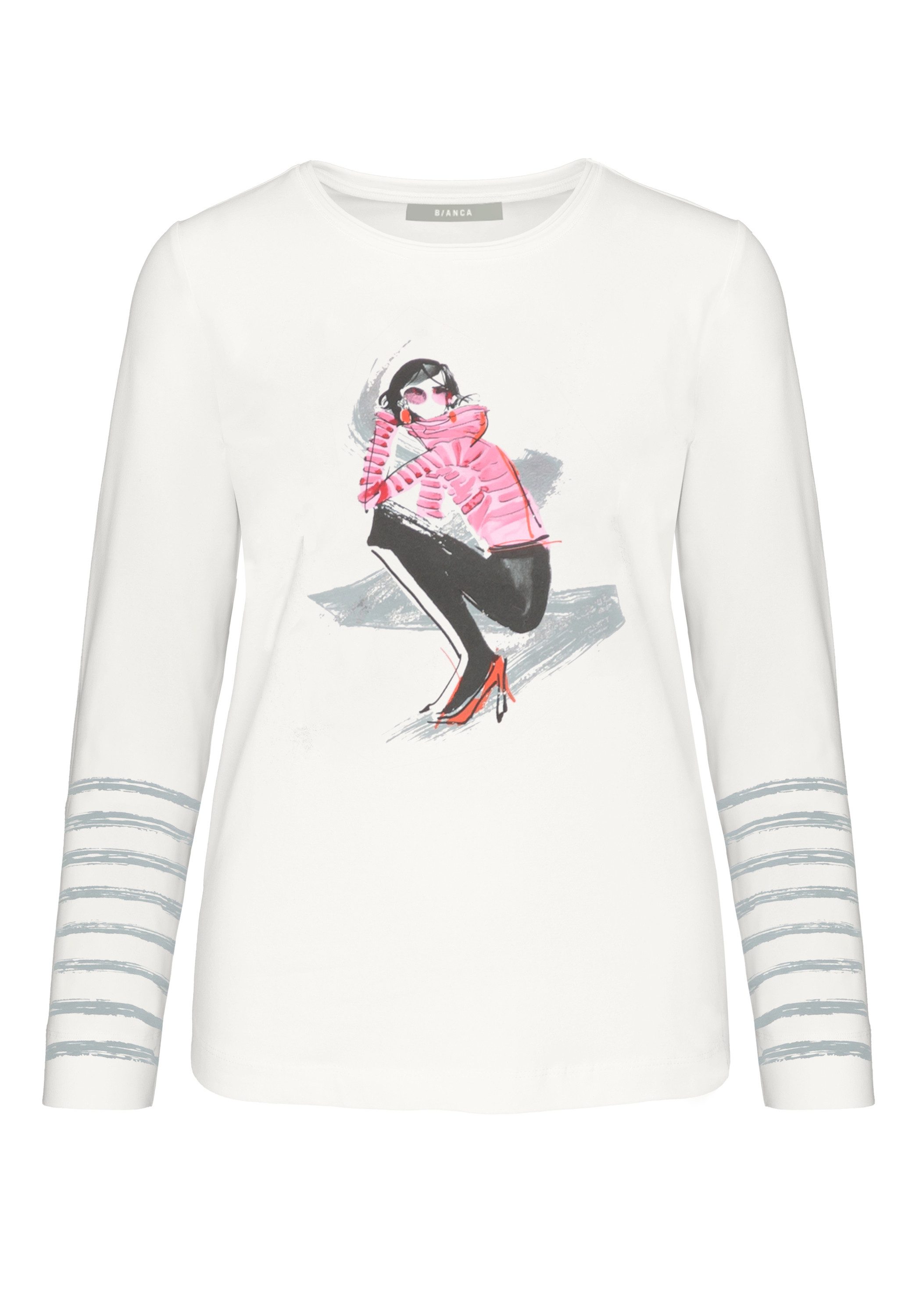 bianca Print-Shirt DAMI mit coolem grafischen Mode-Print günstig online kaufen