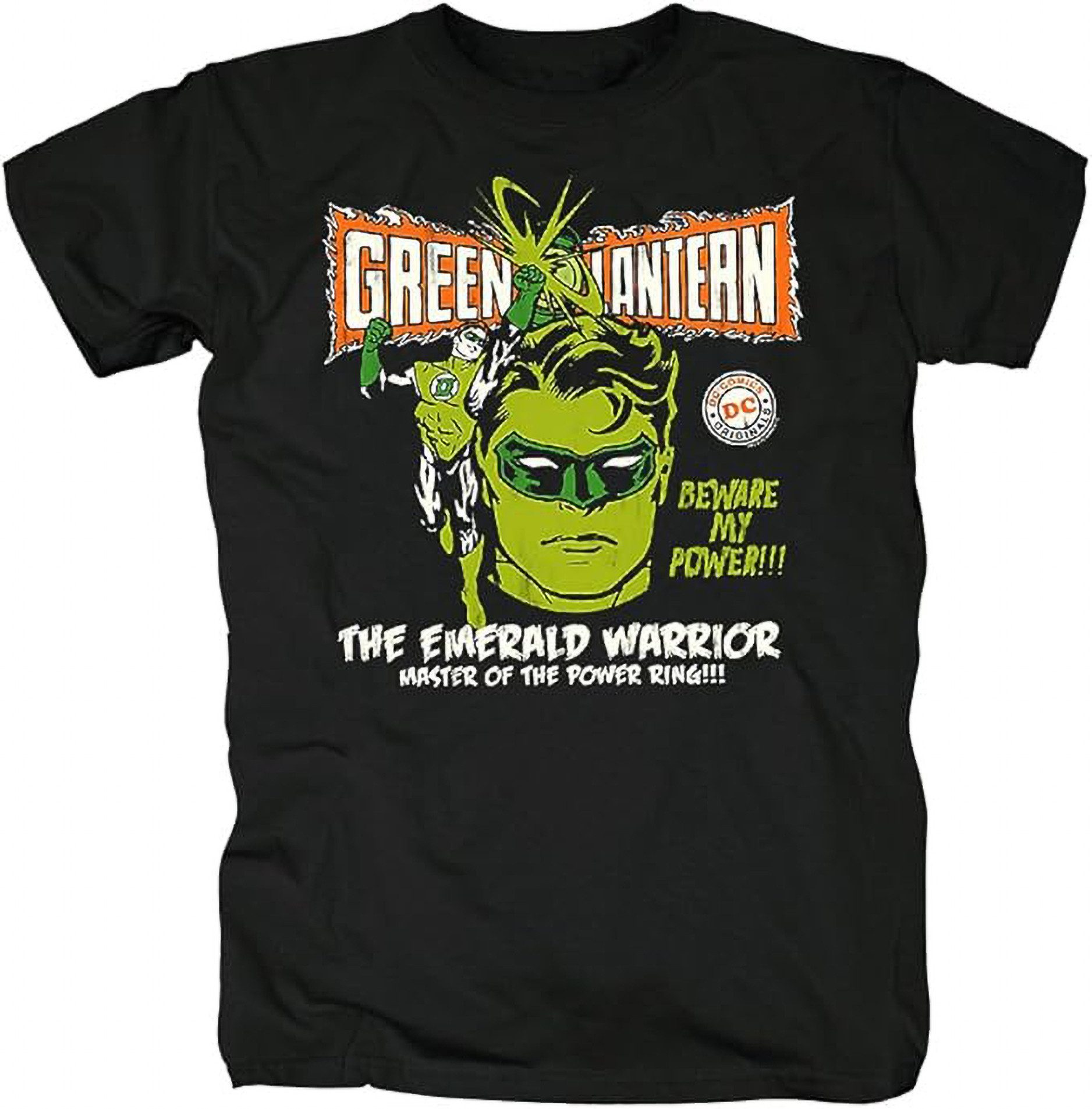 LOGOSHIRT Print-Shirt DC - Green Lantern Emerald Warrior T-Shirt Original Design aus dem DC Comics Universum