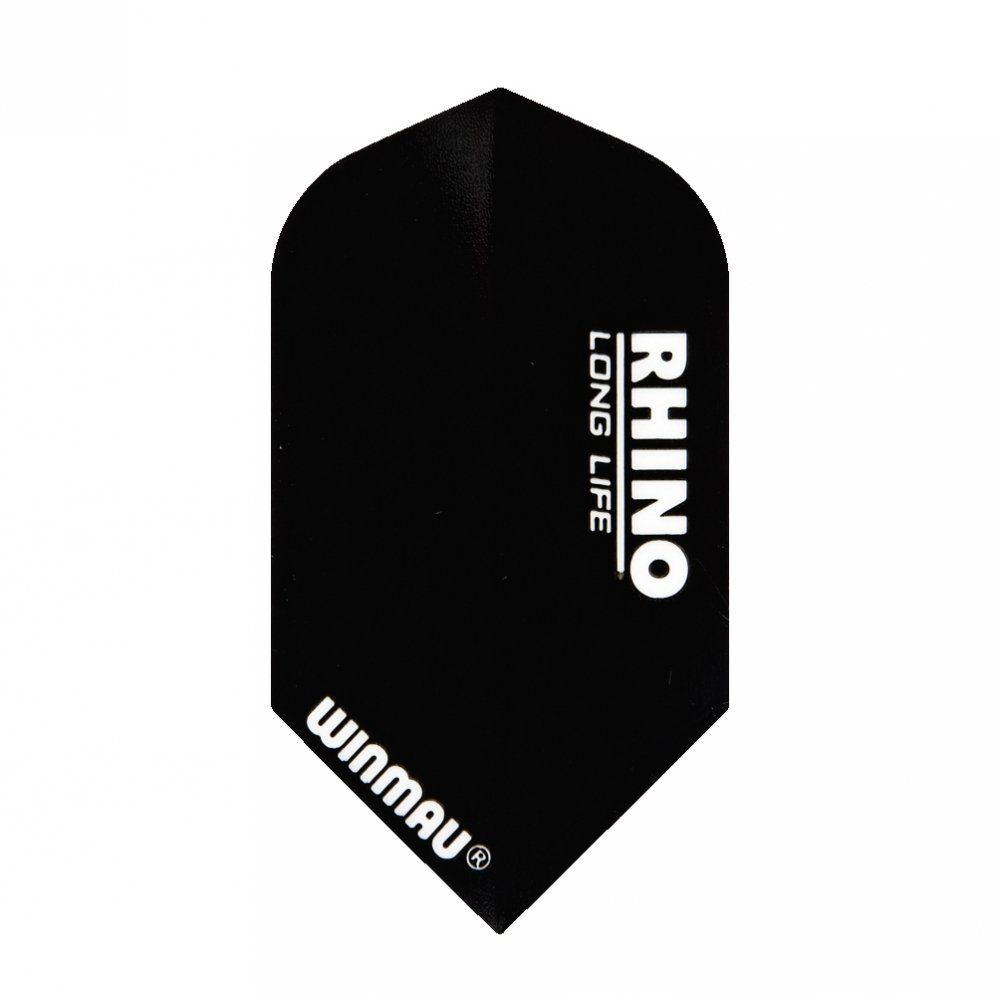 schwarz Rhino (Set) Fly Dartpfeil Slim Winmau