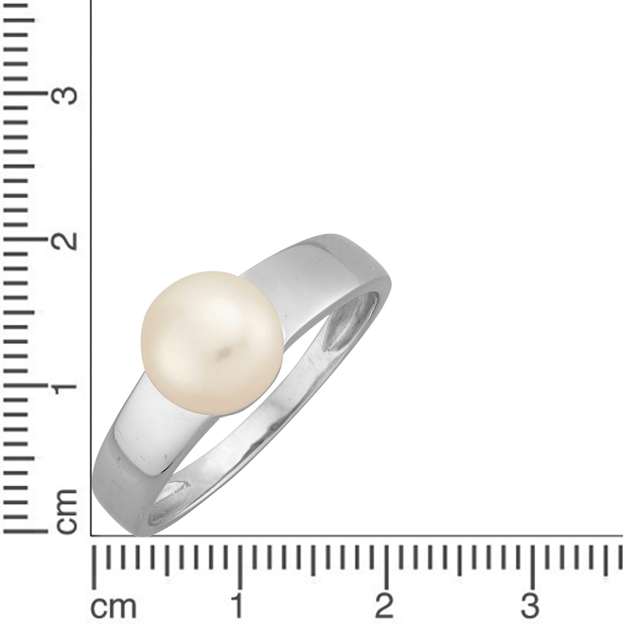 Firetti Fingerring Schmuck Geschenk Silber 925 Damenring Ring, mit Muschelkernperle