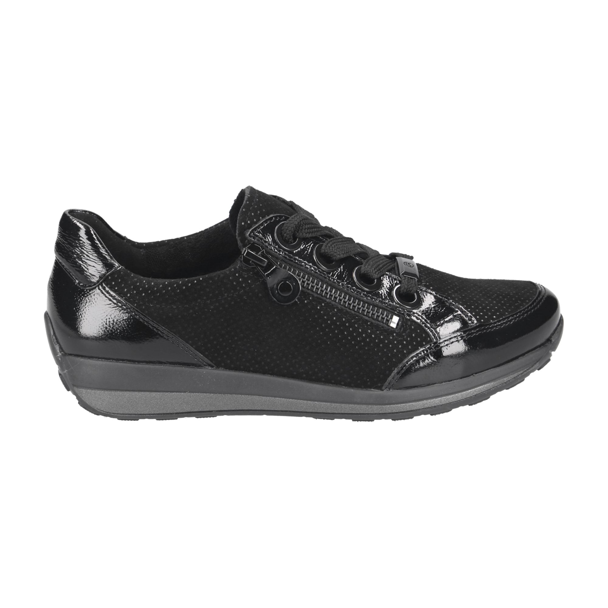 Ara Ara 44587-20 OSAKA-HIGHS, Sneaker, Schwarz, kombiniert, Damen Sneaker