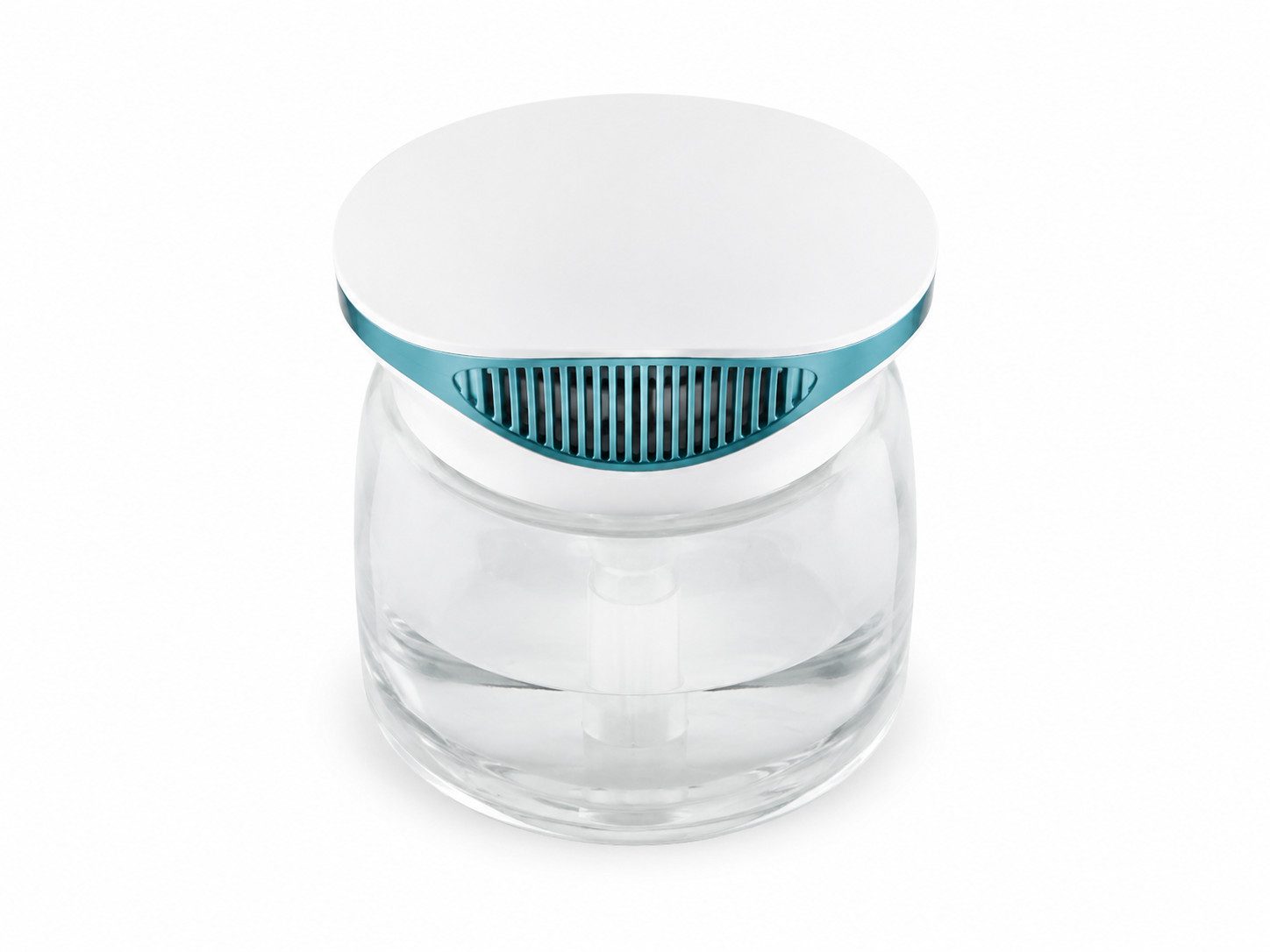winwinCLEAN Luftreiniger MASTER Bowl 4.0 Maxs Blue 4in1 Luftreiniger mit LED- Aromadiffuser, für 80 m² Räume, Luft reinigen • Luft befeuchten • Luft aromatisieren • LED-Farblicht