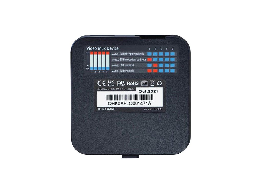ALPINE RVX-100, Kamera-Erweiterungsbox (4-Kanäle) für DVR-F790 Rückfahrkamera