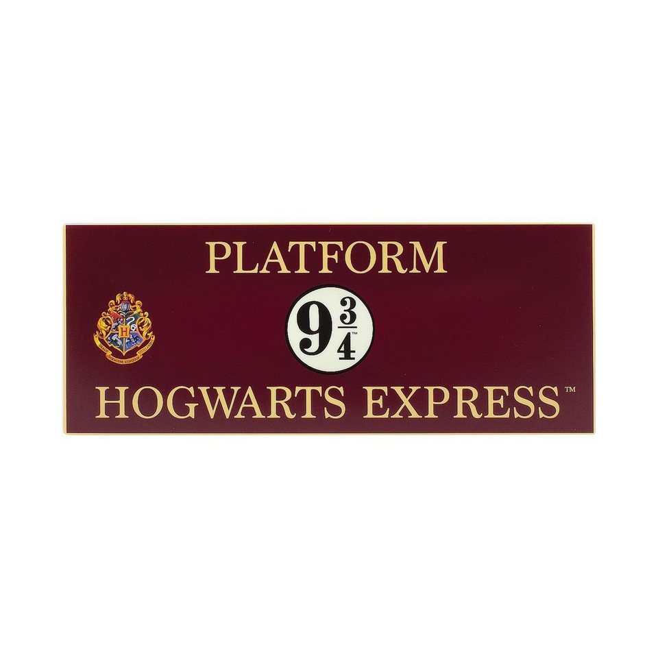 Paladone LED Dekolicht Harry Potter Hogwarts Express Gleis 9 3/4 Logo  Leuchte