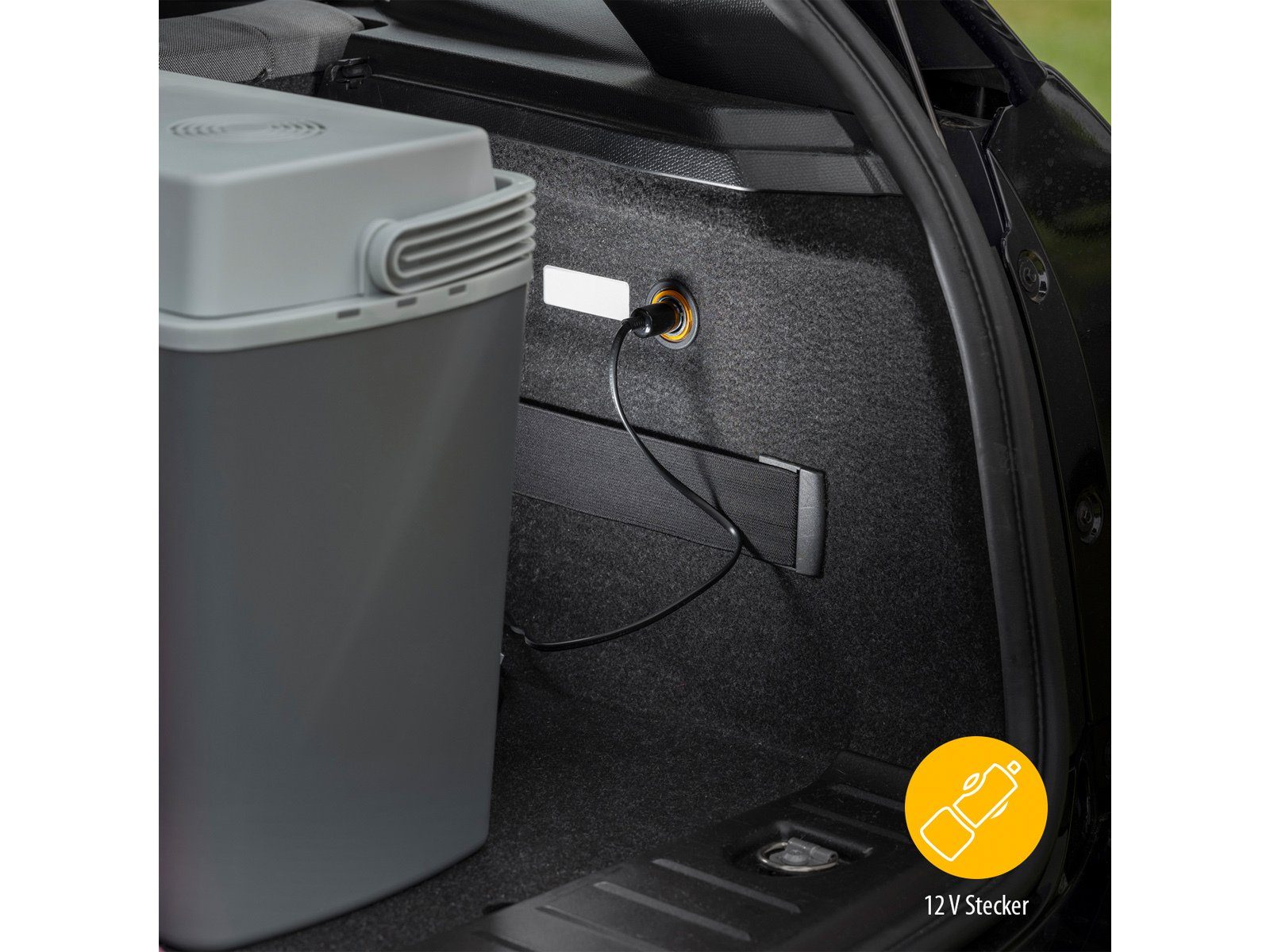 Camping Campart für Grau 22 & Kühlbox, l, thermoelektrisch 12V Kühltasche Kleine Auto mit Strom