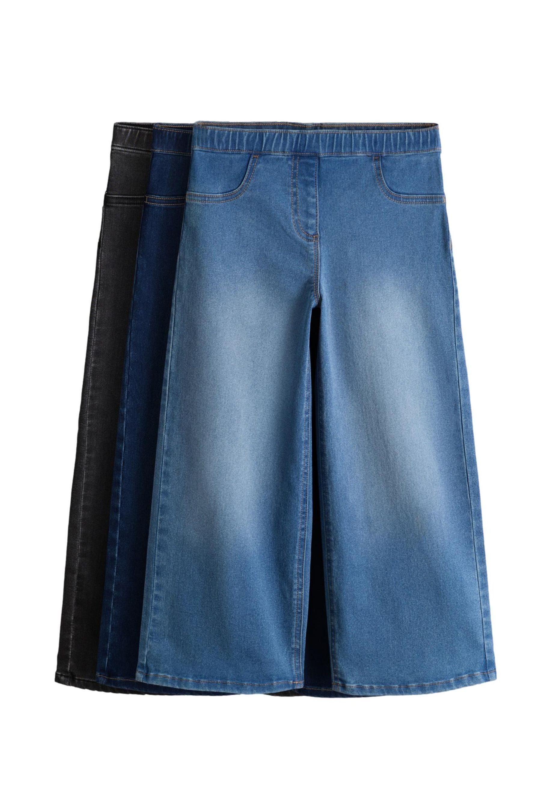 The Set Jeansjeggings The Set Schlupf-Jeggings mit weitem Bein, 3er-Pack (3-tlg)
