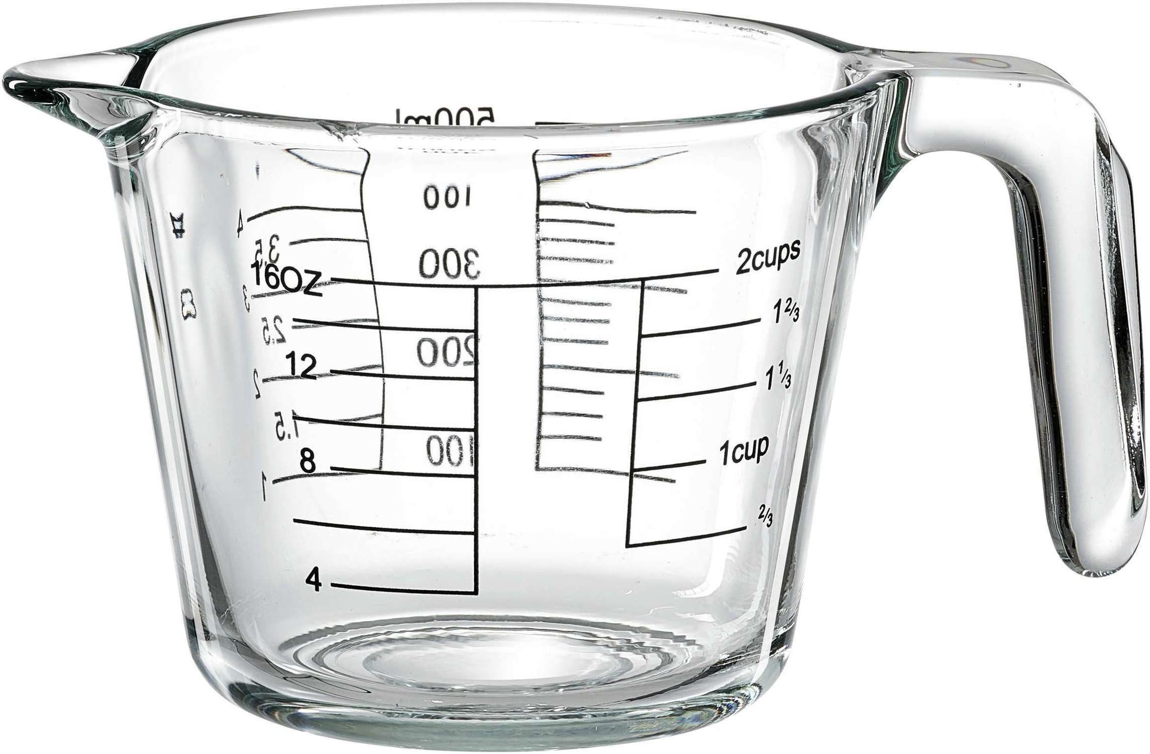 Ritzenhoff & Breker Messbecher Cucina Messbecher m.Griff822311, Glas, (1-St)