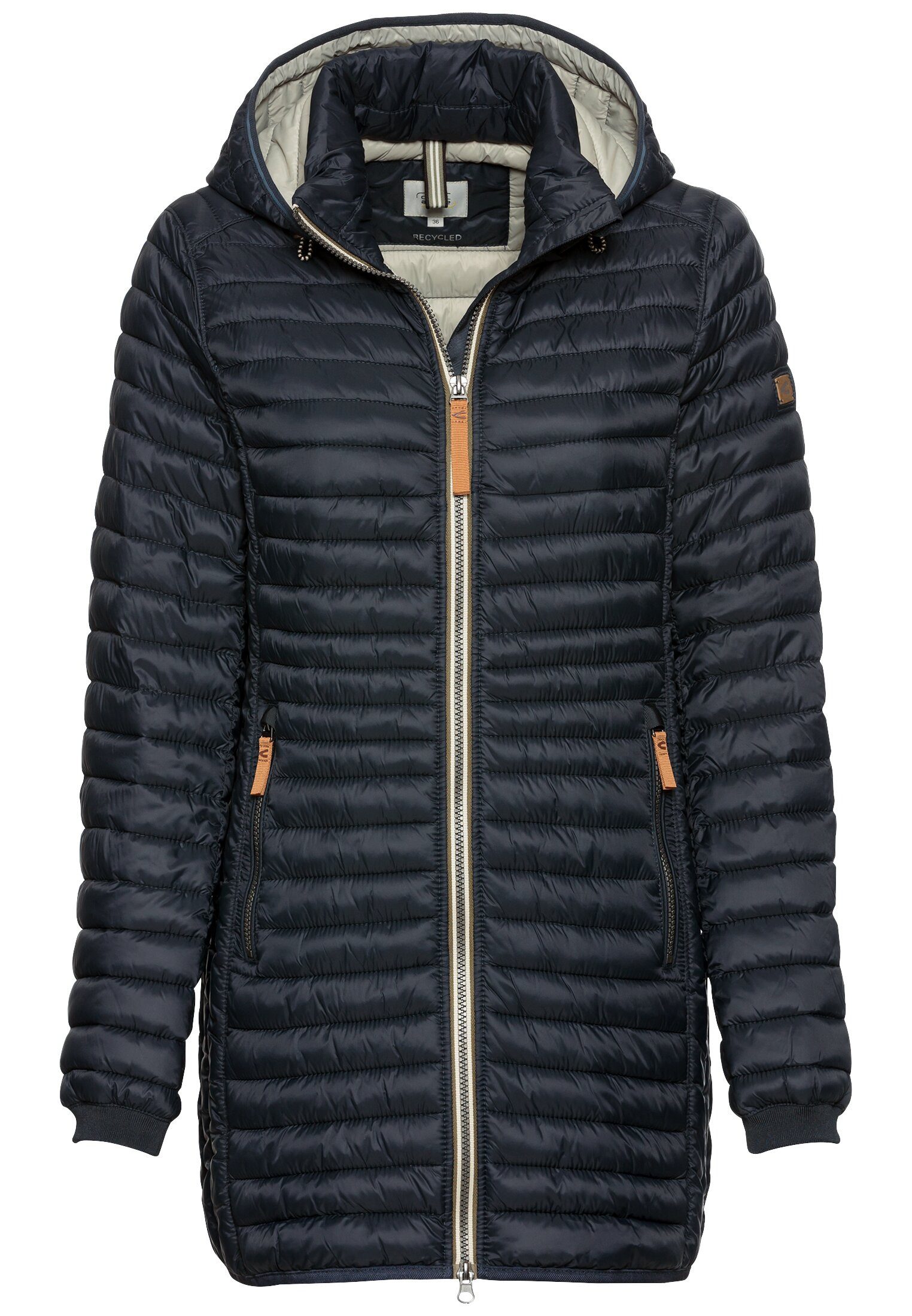 Steppjacke aus recyceltem Polyamid Langarm