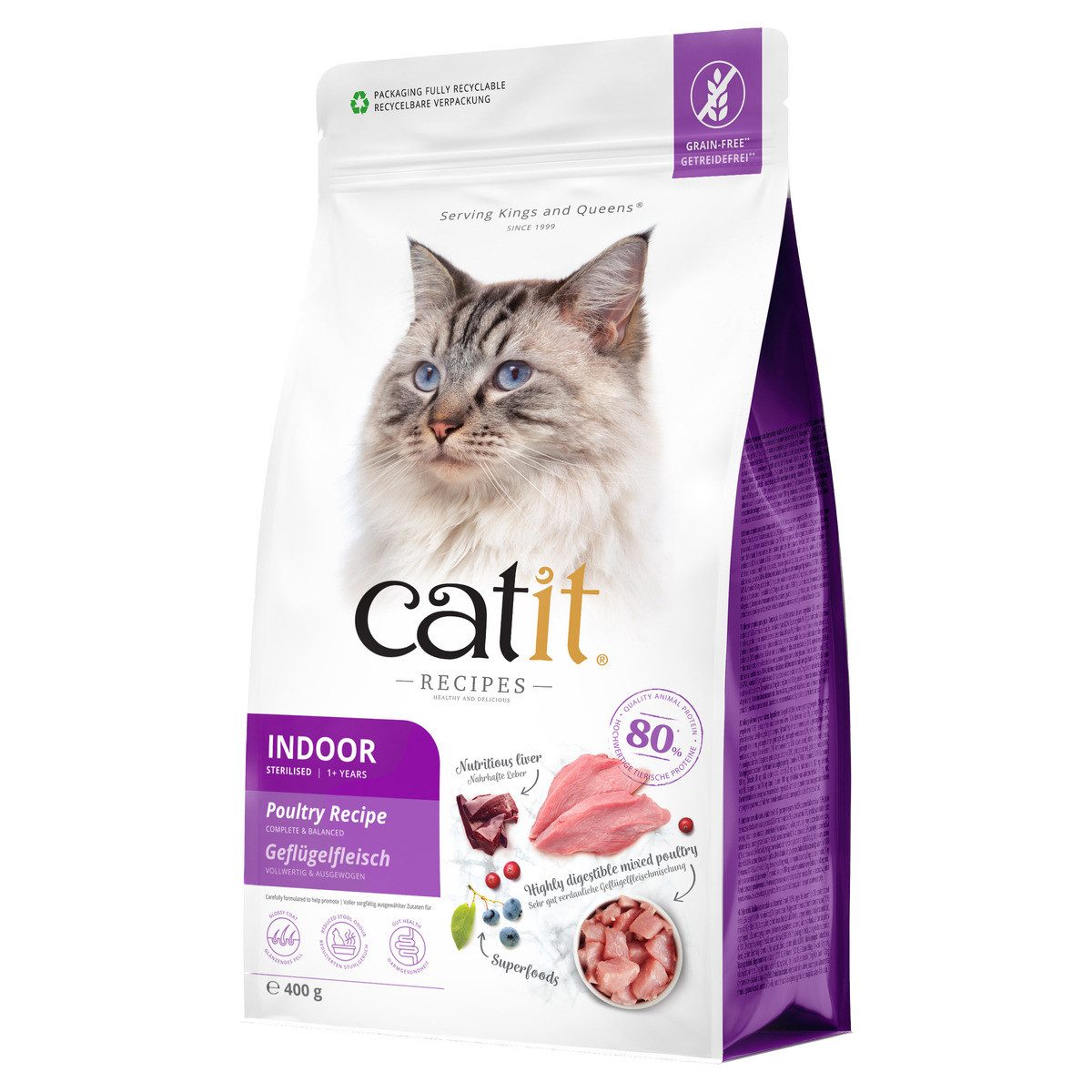 Catit Recipes Adult Indoor 400 g