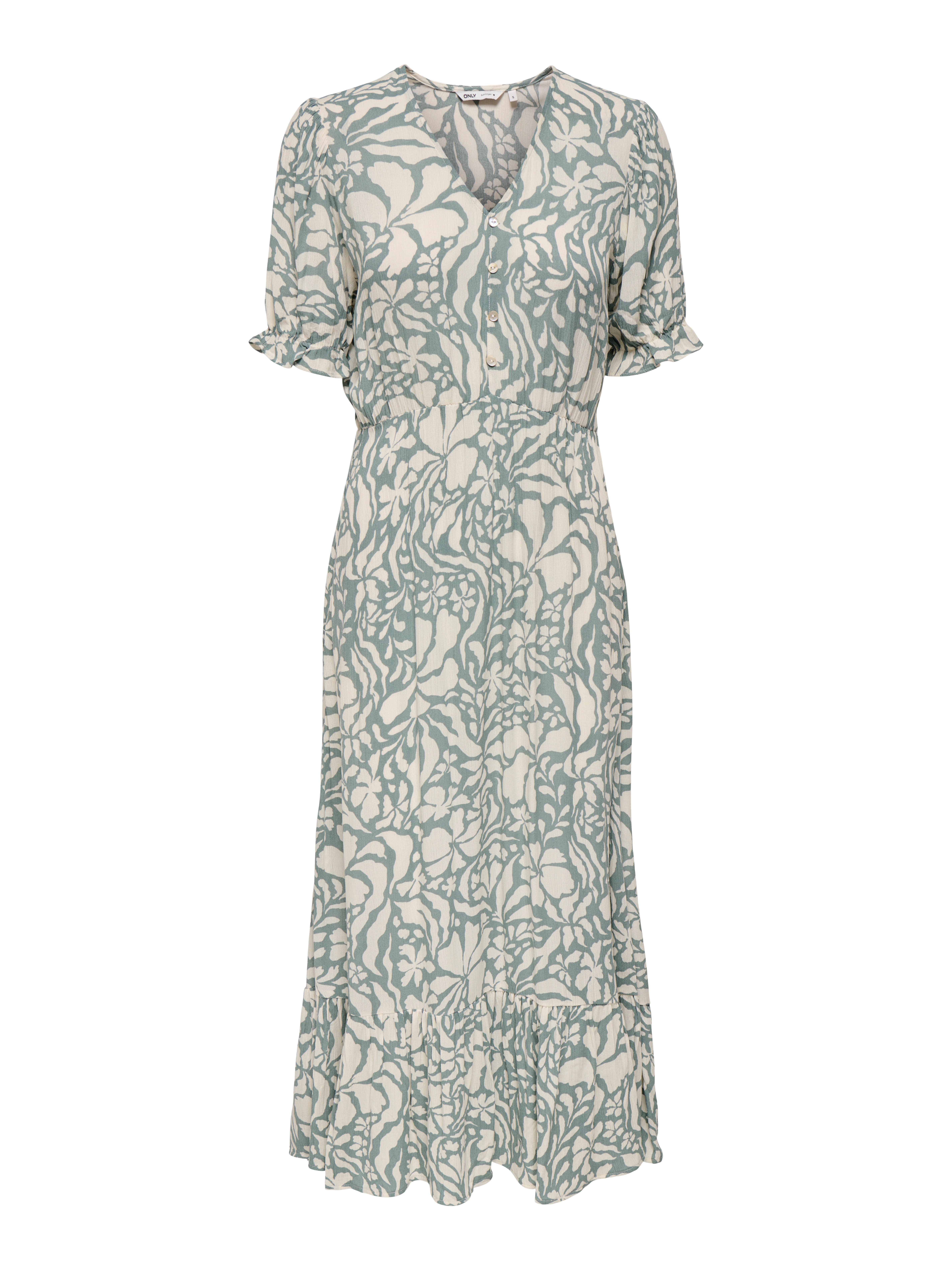 ONLY Maxikleid ONLCHIANTI S/S LONG DRESS WVN NOOS Viskose, regular fit
