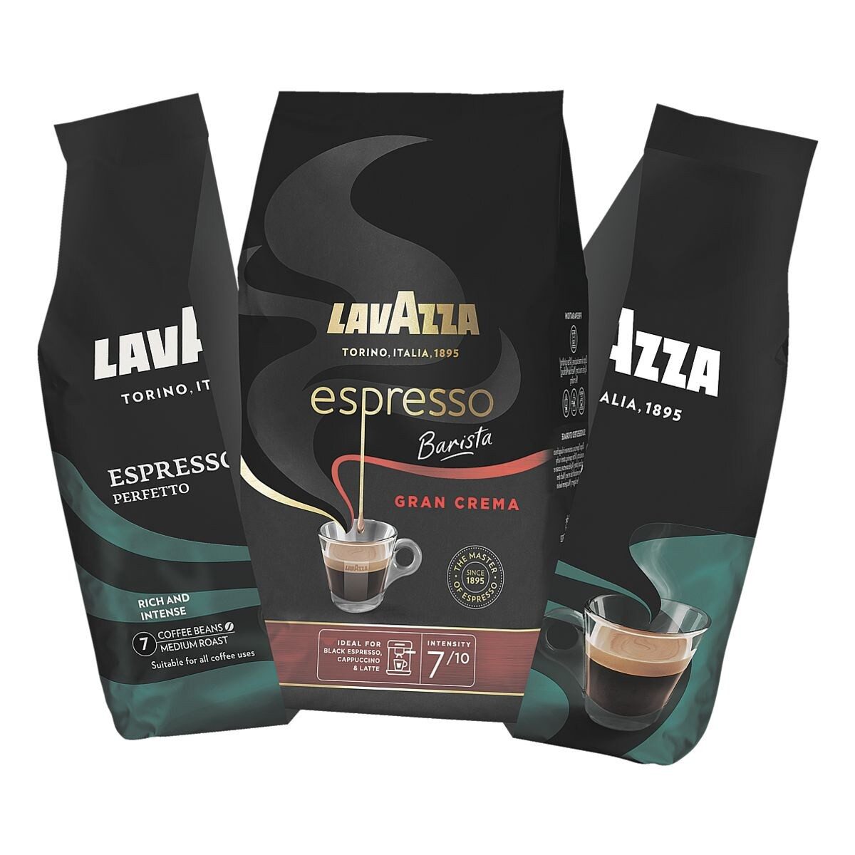 Lavazza Kaffee Barista Gran Crema, Espresso 1 kg, ganze Bohnen